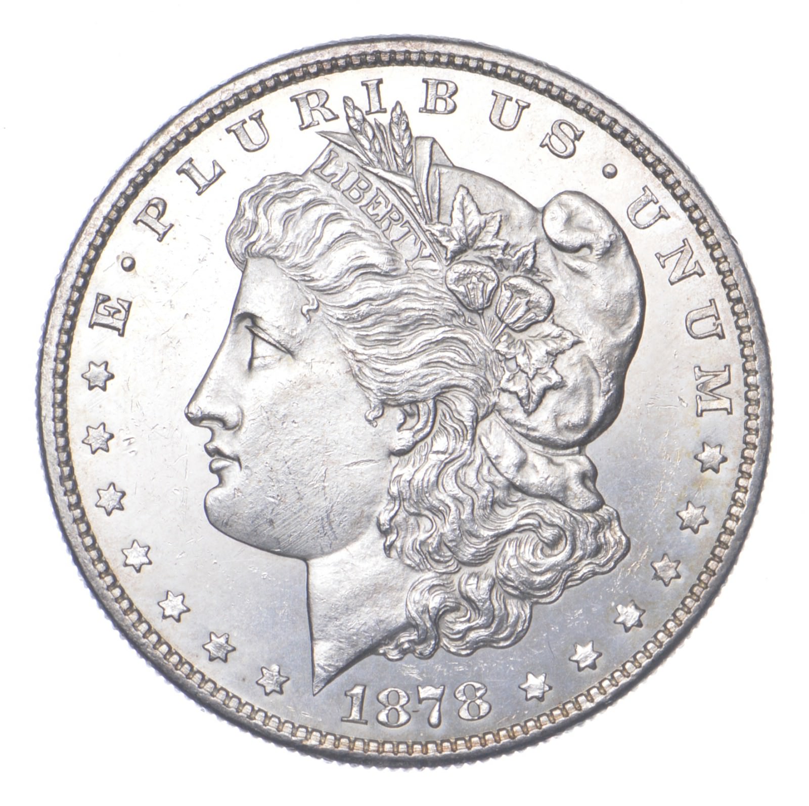 First Year 1878S Silver Dollar Tough Coin Unchecked for