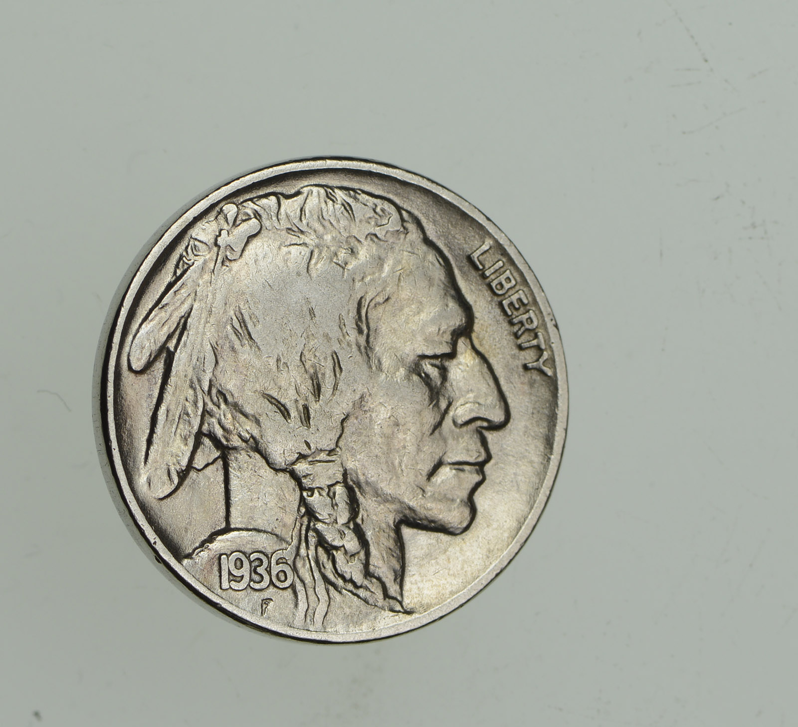 Sharp Coin FULL HORN - High Grade - TOUGH - 1936 Buffalo Nickel - Sharp Coin ...