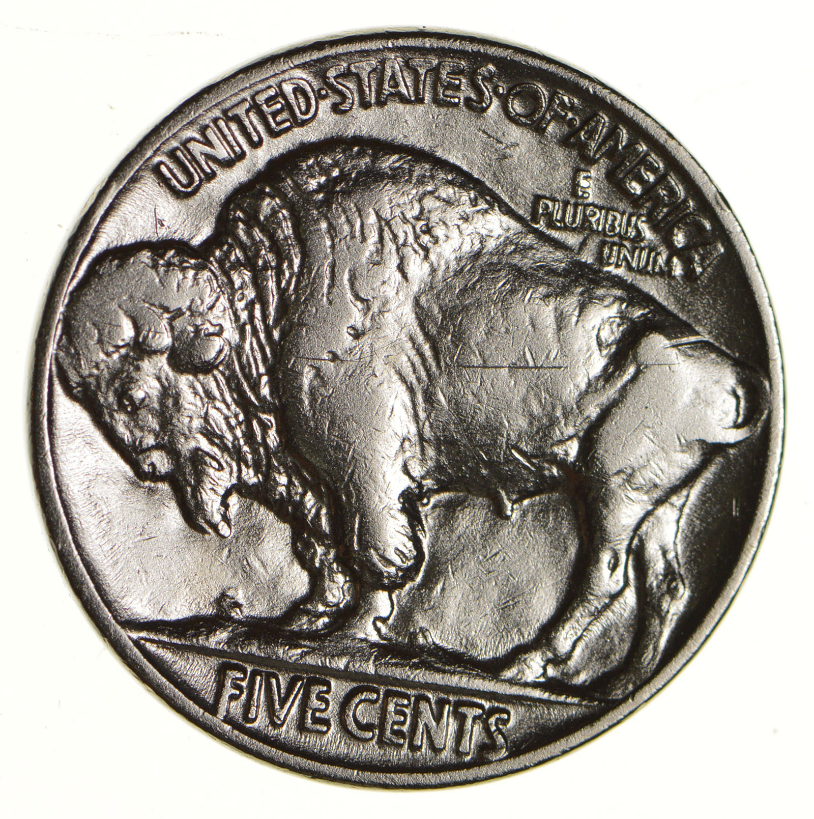 FULL HORN High Grade TOUGH 1937 Buffalo Nickel Sharp Coin 
