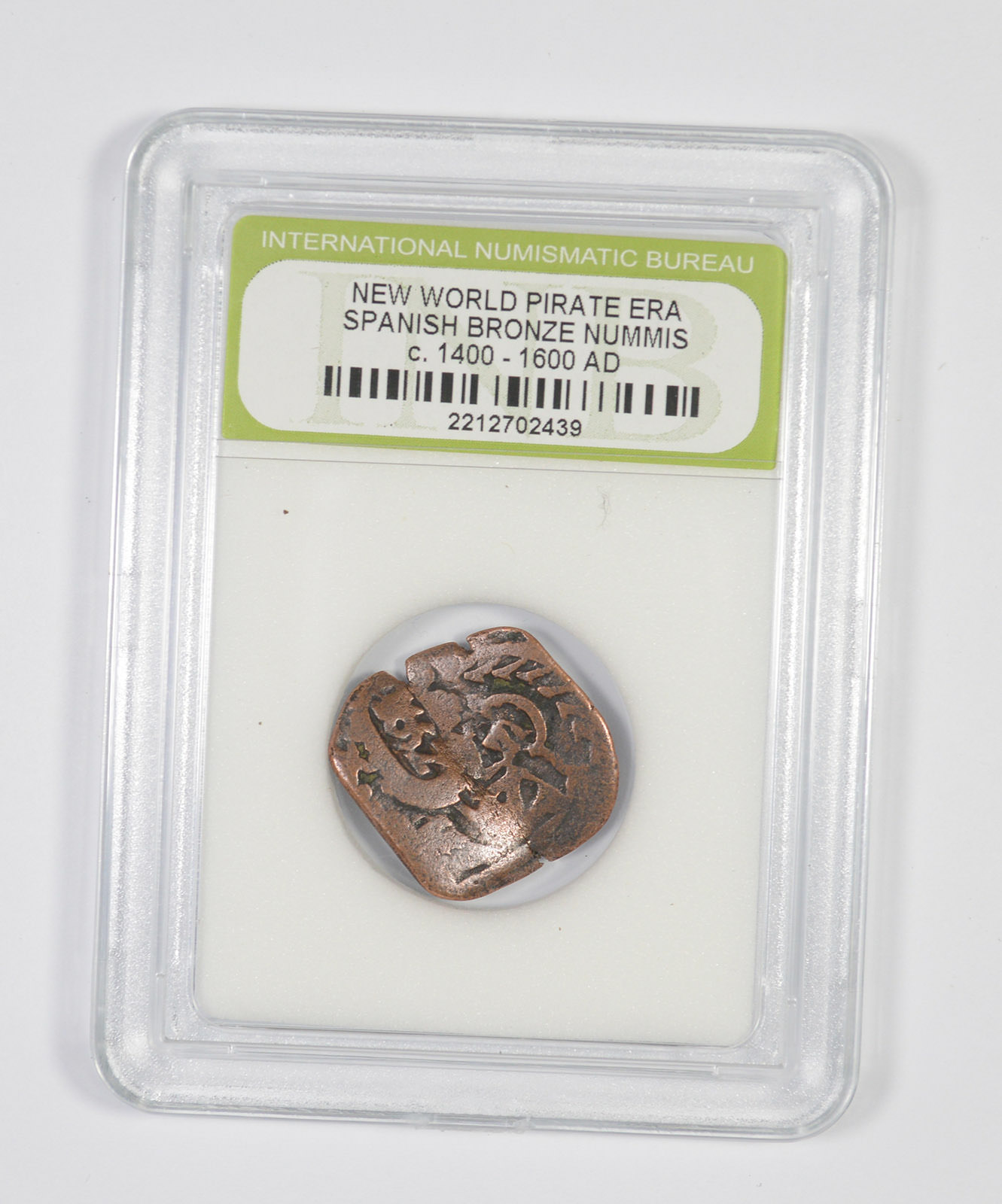 Genuine 14001600 AD Spanish Bronze New World Pirate Era Coin
