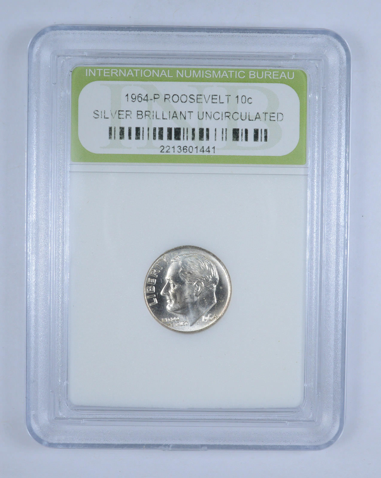 Uncirculated a P Roosevelt Dime 1964