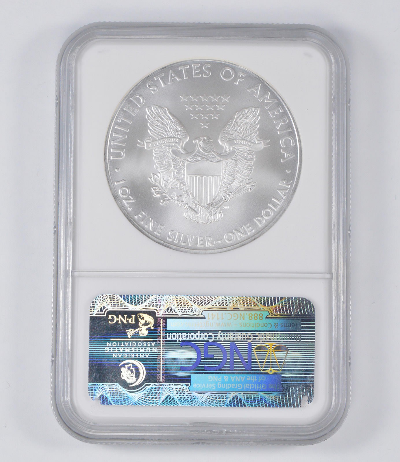 GRADED 2010 Mint Sealed Box American Silver Eagle 1 Oz MS69 Graded NGC 25 Years of Silver