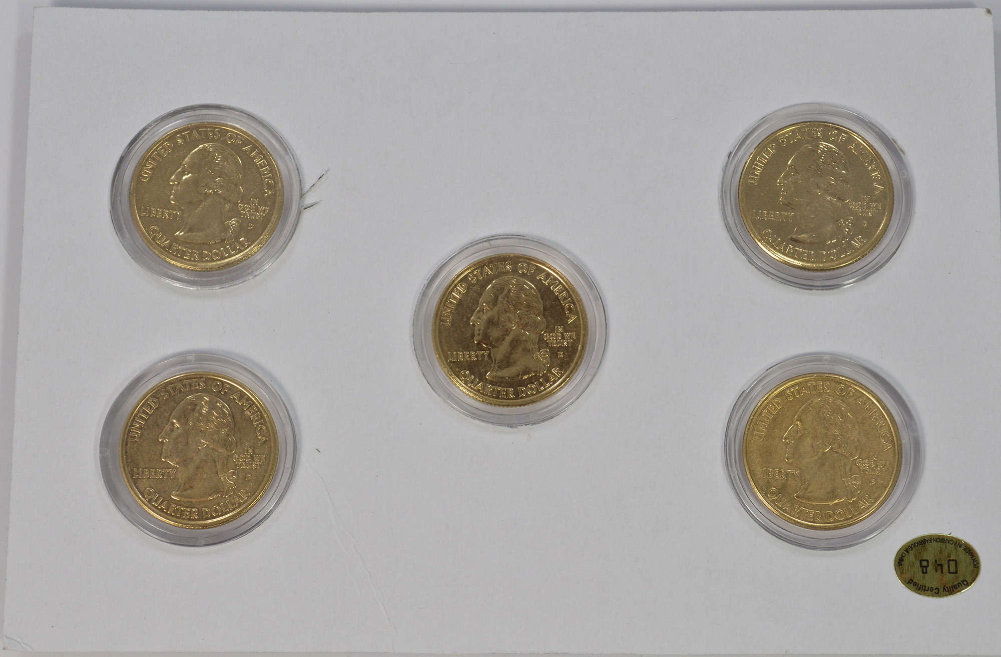 Historic Coin Collection - 2000 State Quarter Collection - Nicely ...