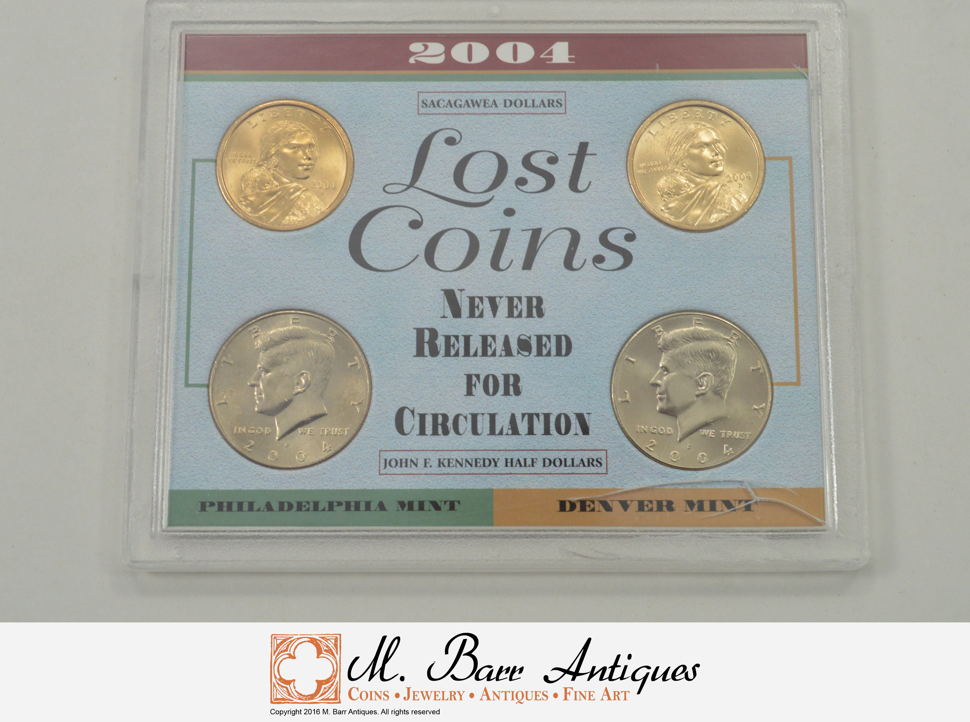 Historic Coin Collection 2004 Lost Coins Never Released for