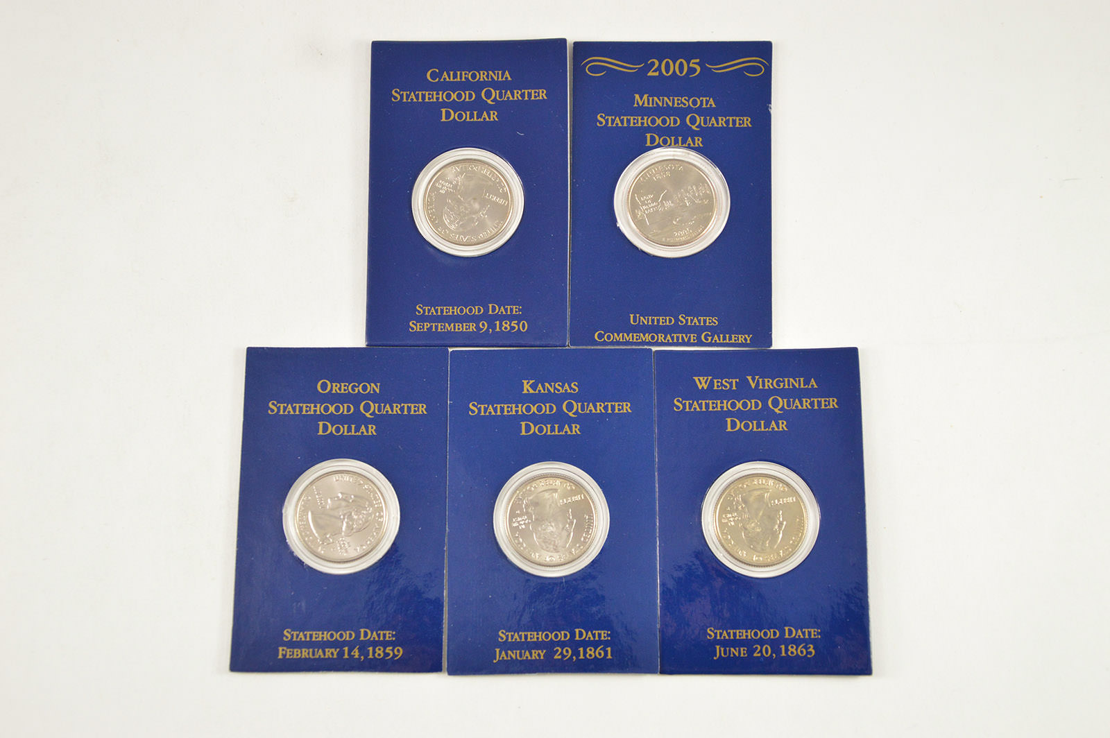 Historic Coin Collection - 2005 Commemorative State Quarters Mini Album ...