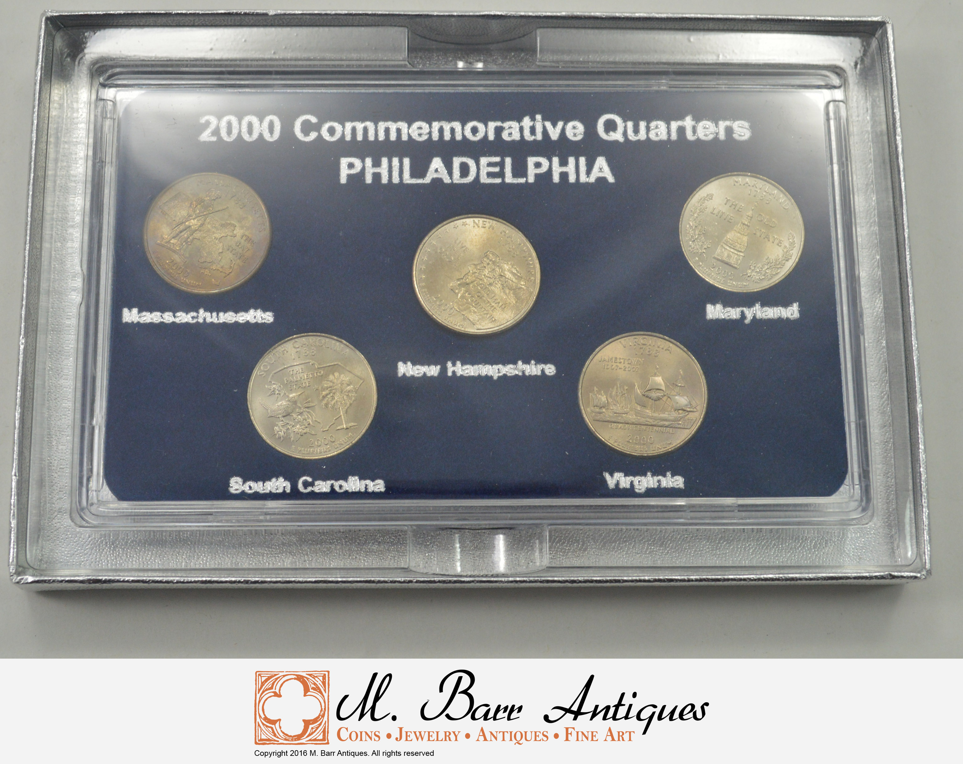 Historic Coin Collection - 50 States Commemorative Quarters 2000 ...