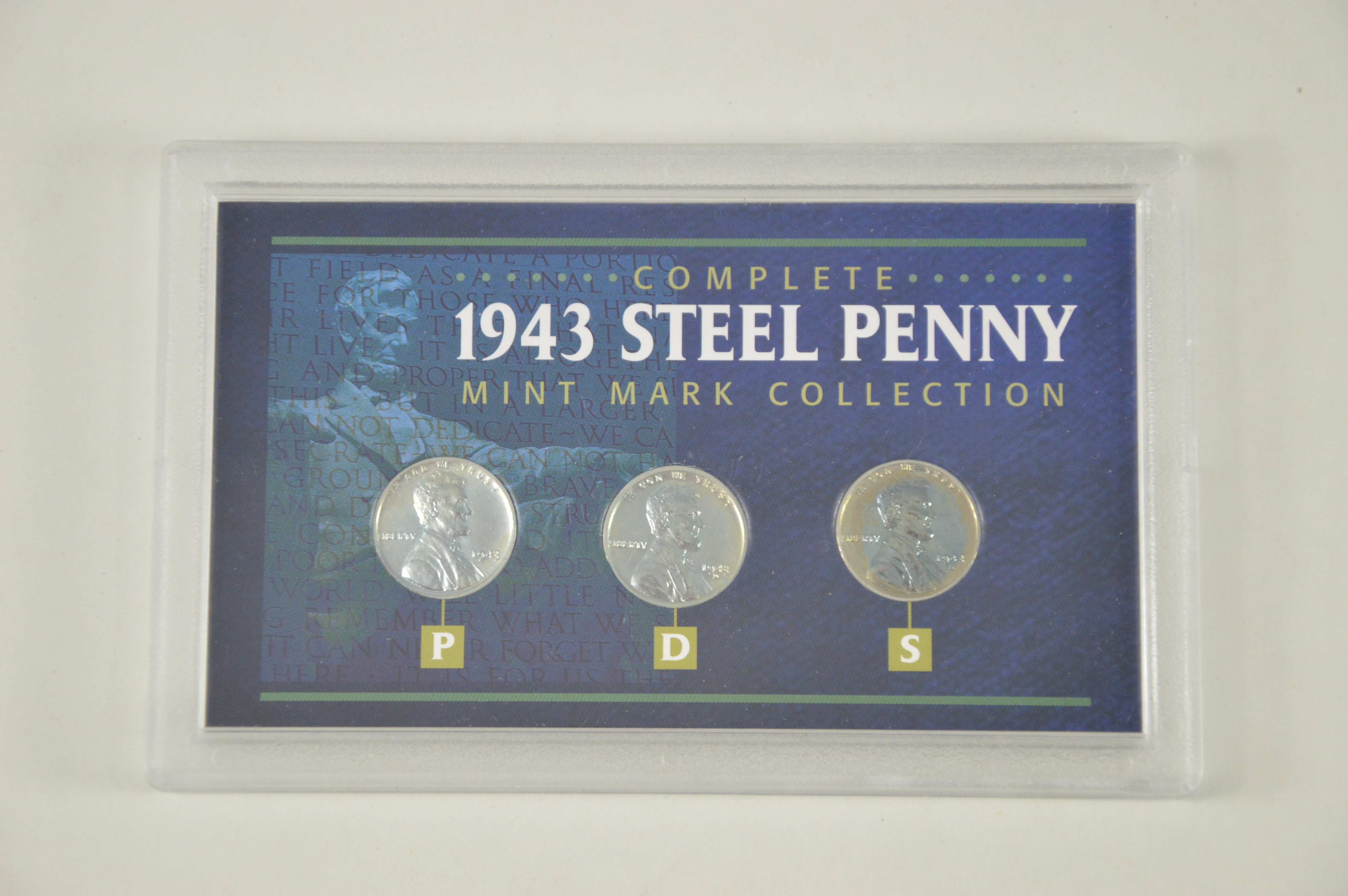 1943 Steel Penny Mint Mark Collection | The Tube