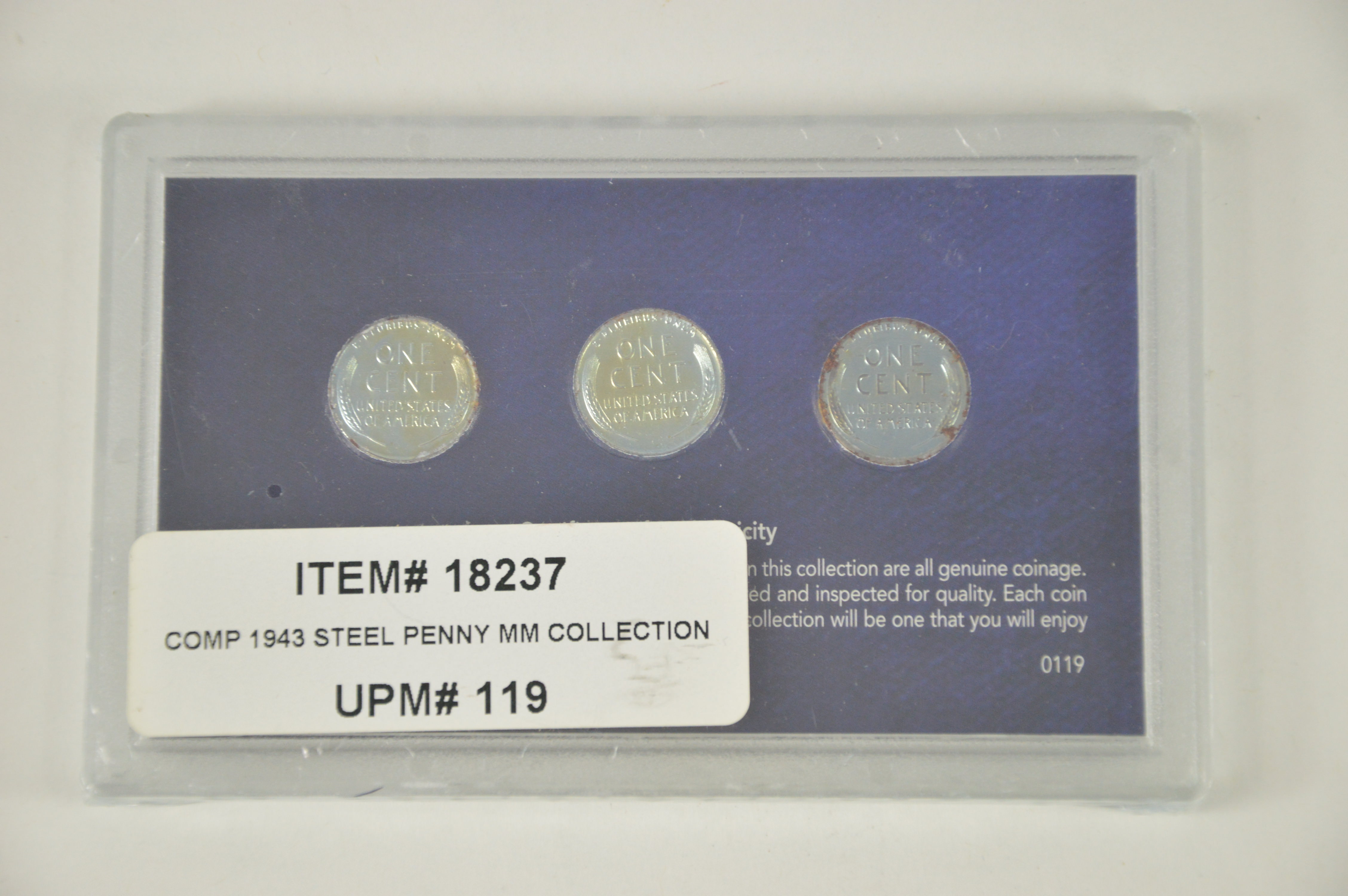 1943 No Mint Mark Penny Value - egs1zms