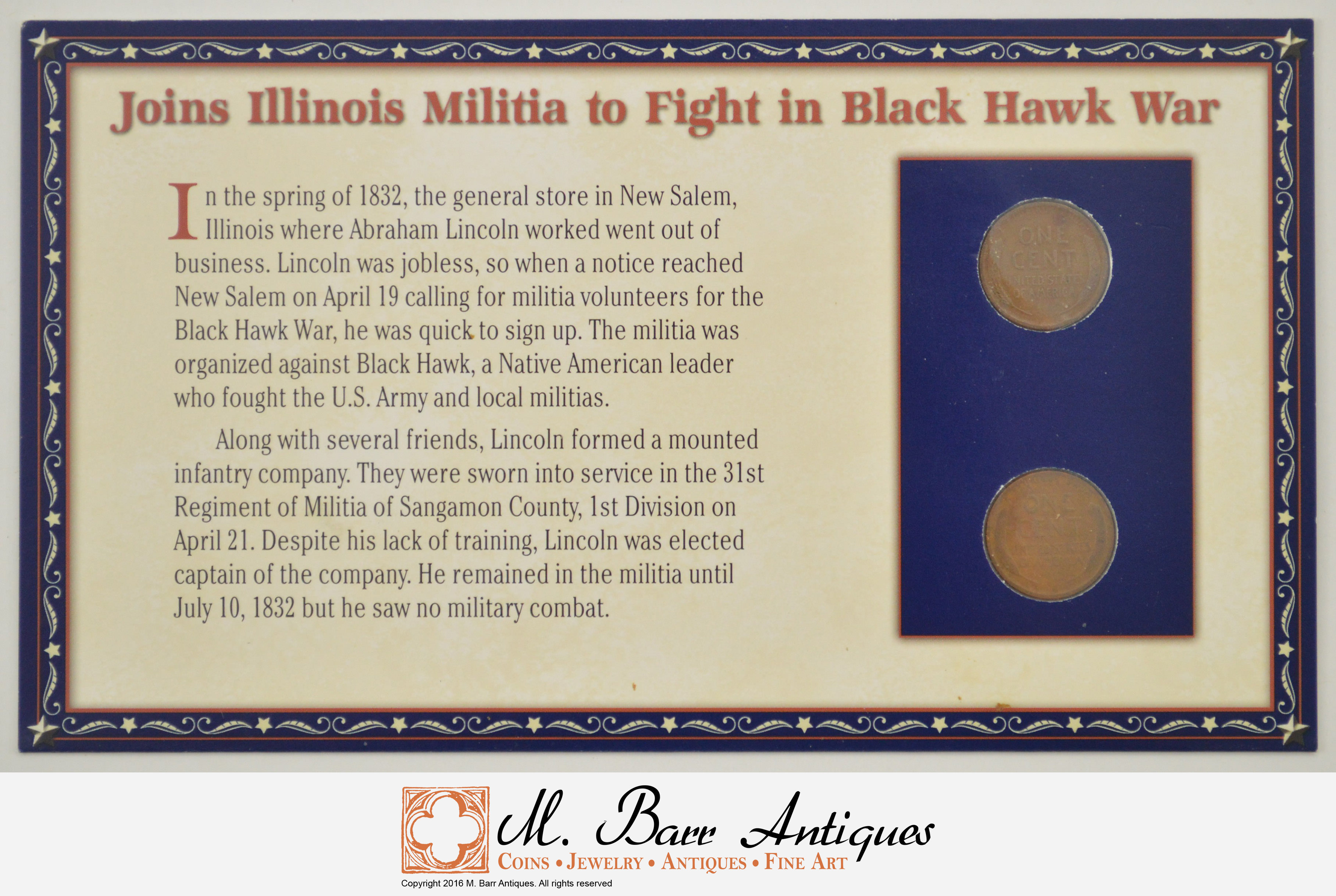 Historic Coin Collection Joins Illinois Militia To Fight In Black