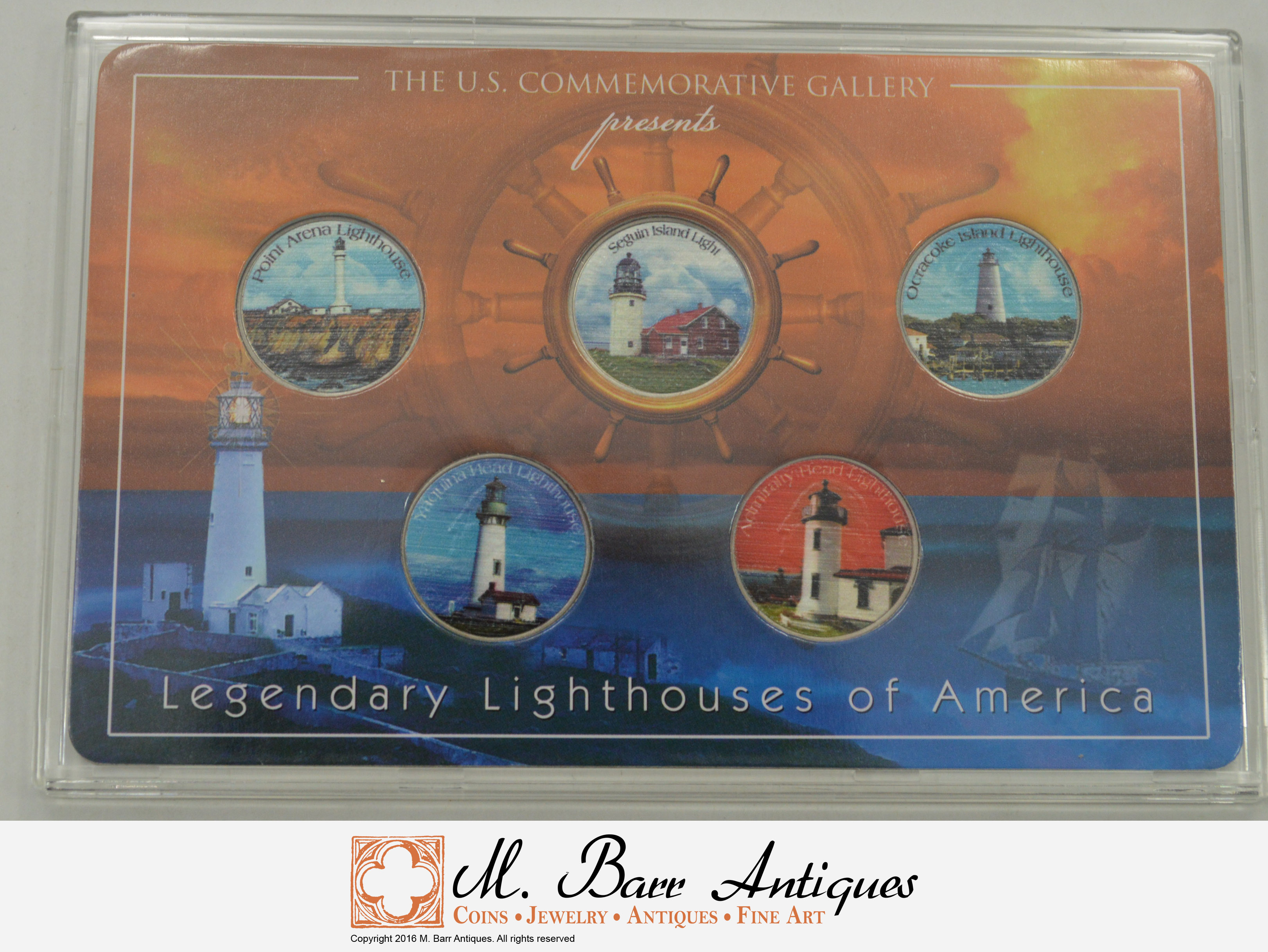 Historic Coin Collection Legendary Lighthouses of America*** Nicely