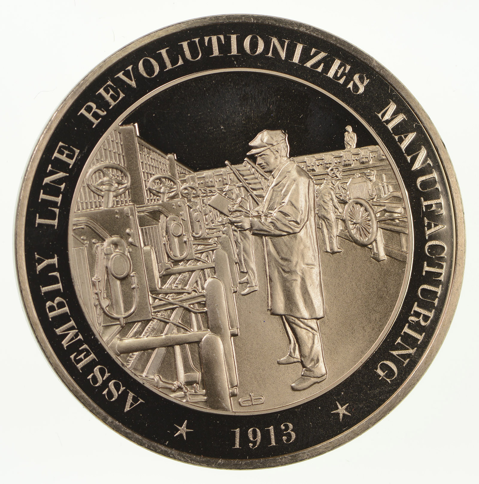 Historic High Relief Bronze Medallion Franklin Mint Property Room