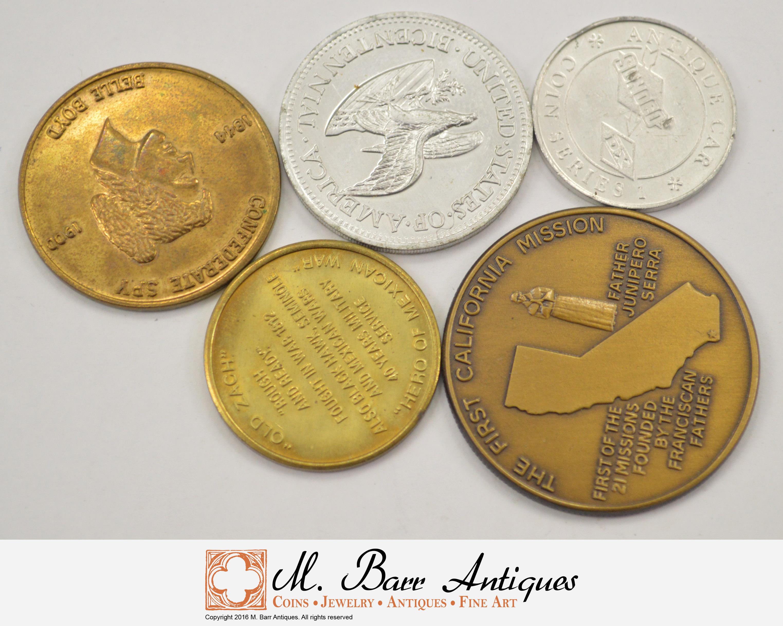 Historic Misc Collectible Tokens and Medals Etc Great Collection