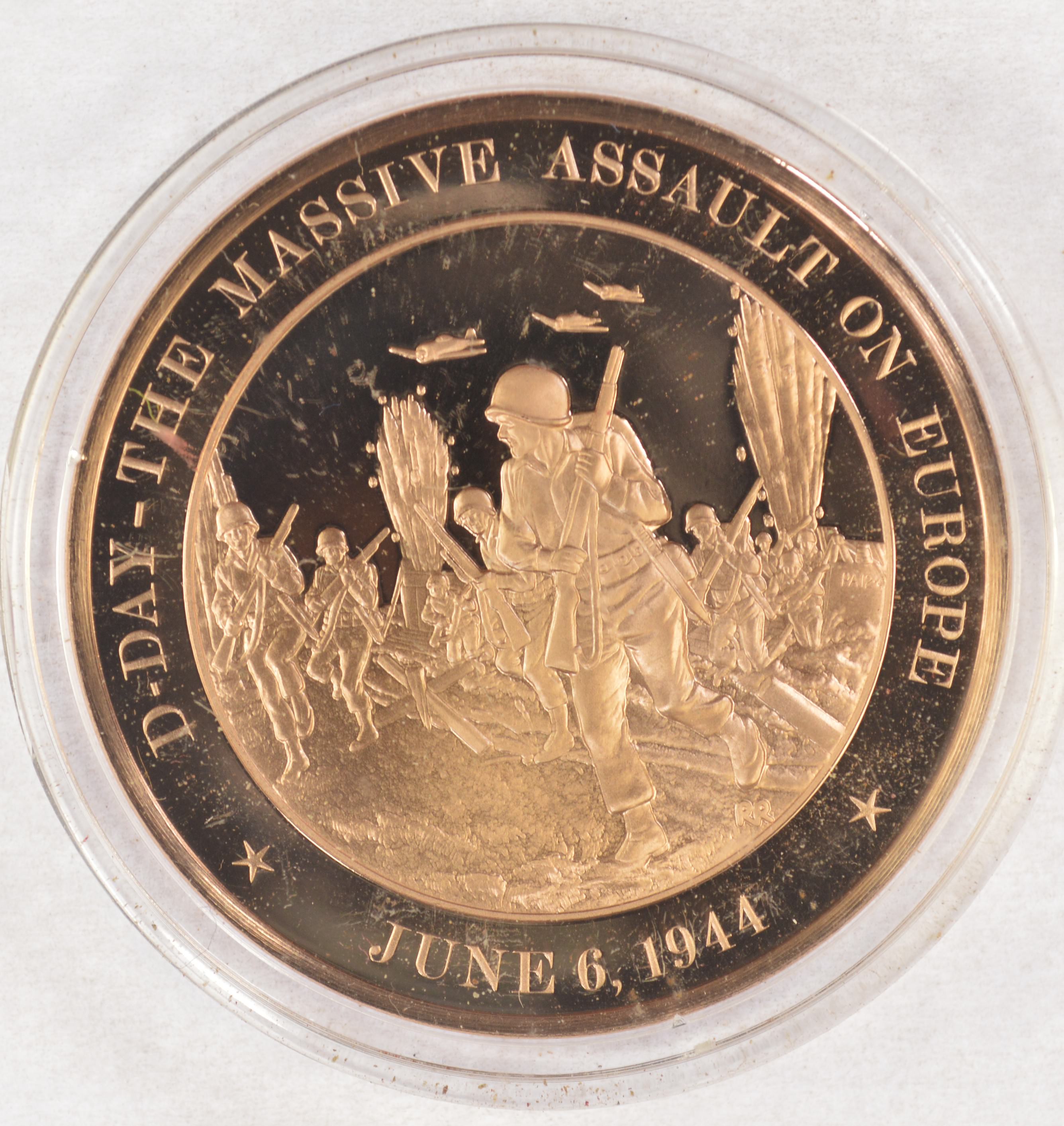 June 6, 1944 DDay The Massive Assault On Europe Bronze Historic