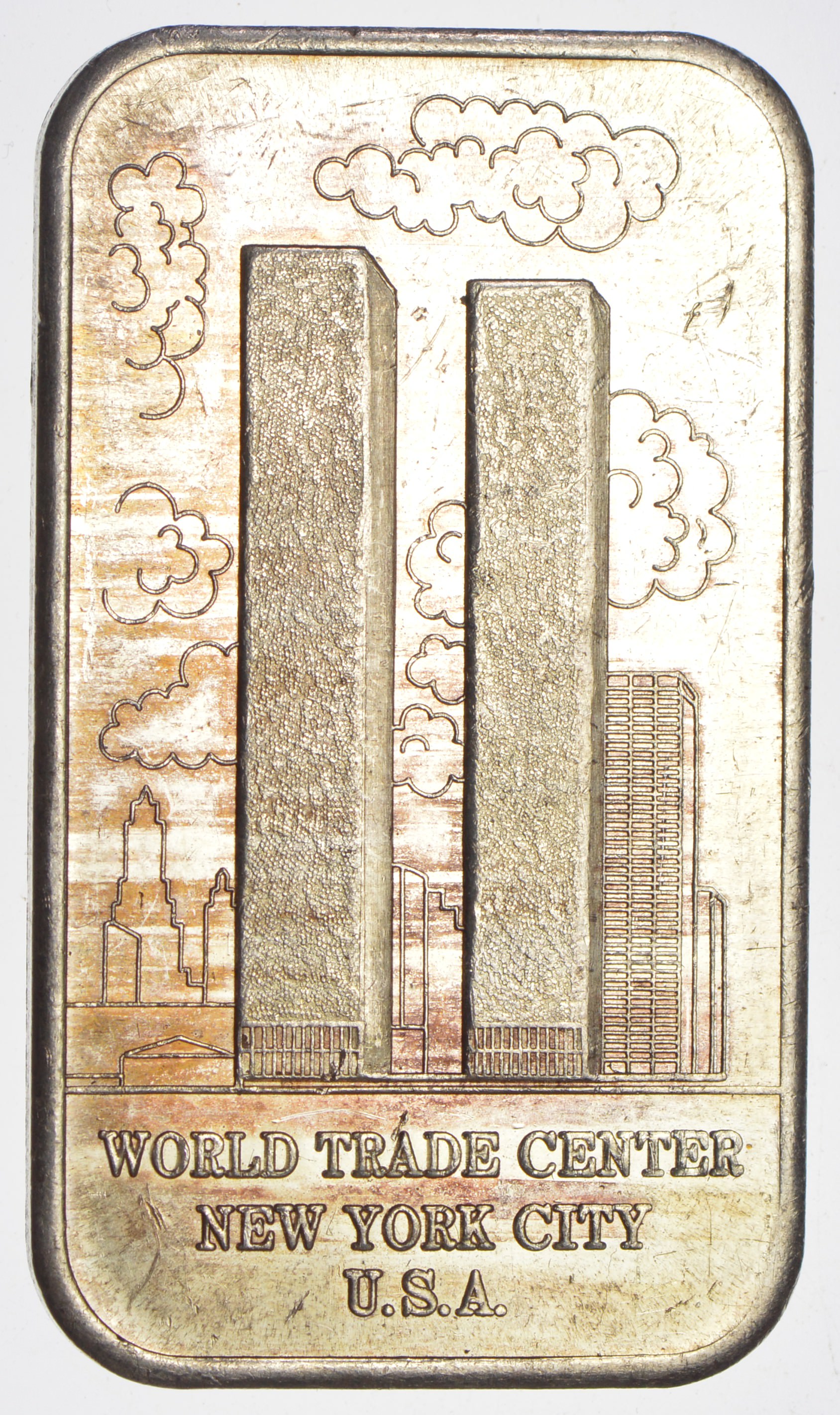 Limited - 1 Oz Silver World Trade Center Bar - .999 Fine Silver ...