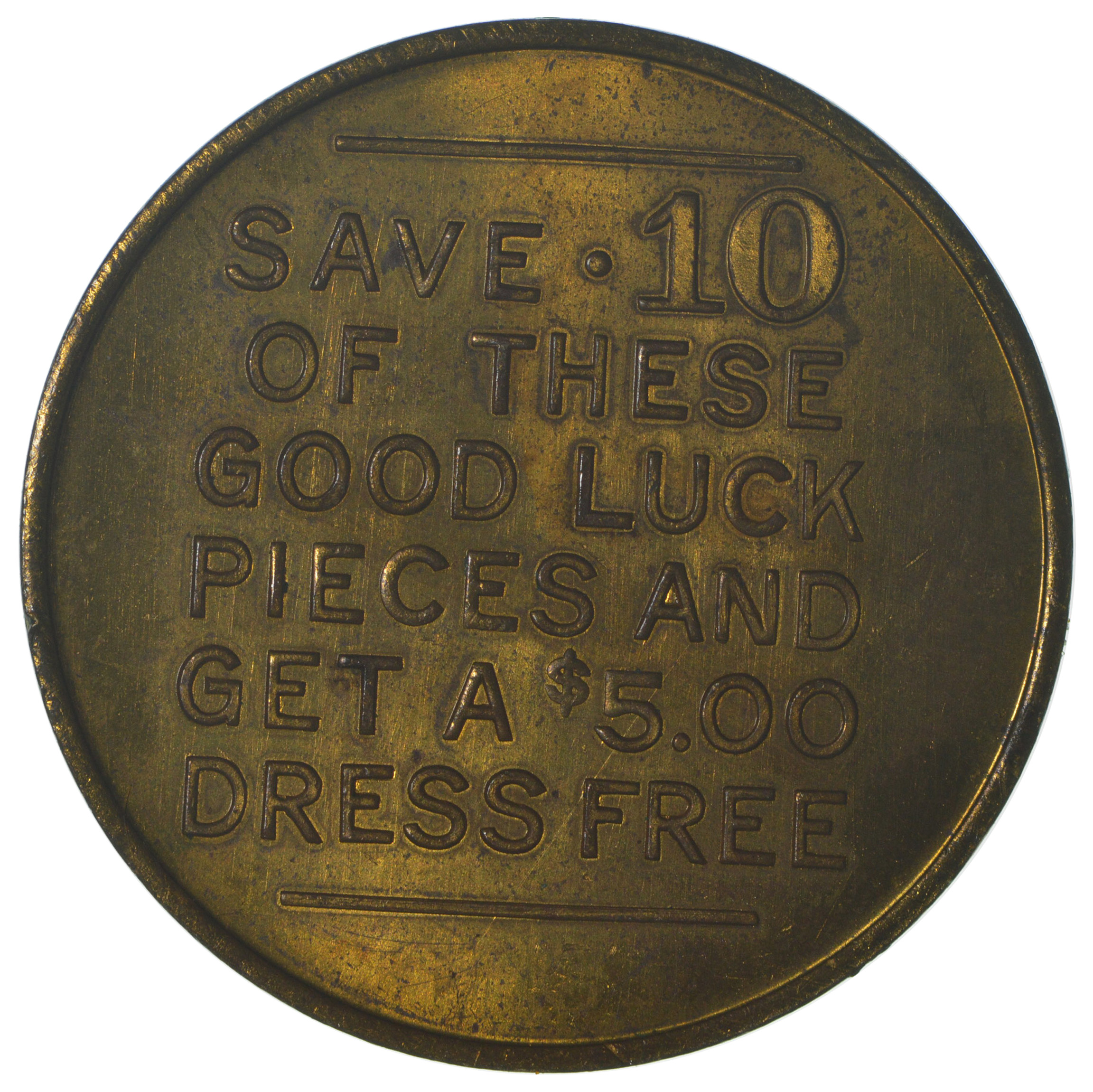 Lucky Strike Dress Shops Good Luck Token Property Room