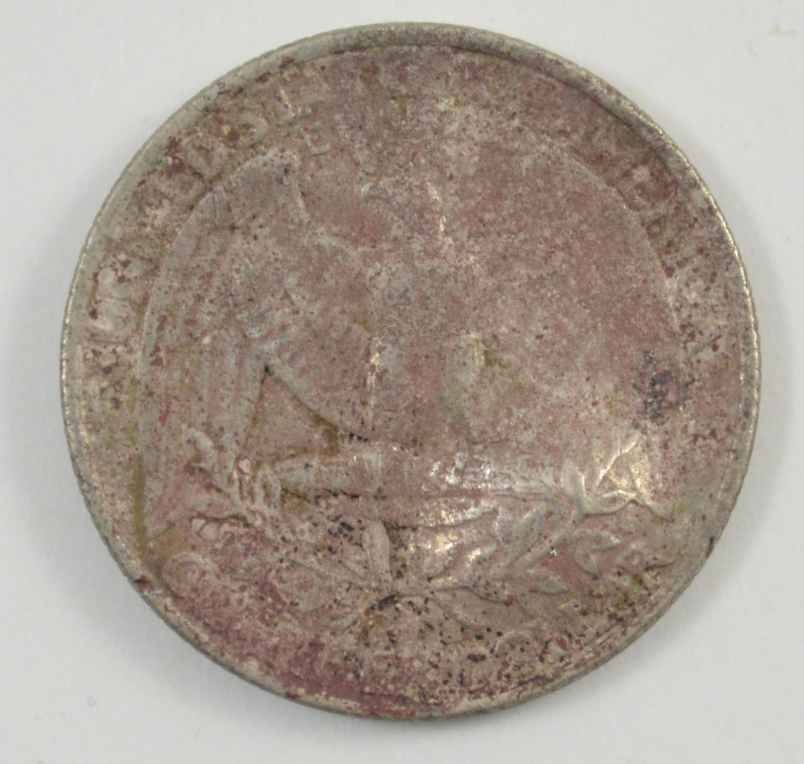 Major Error 1985P Washington Quarter Lamination Bubbles Property Room