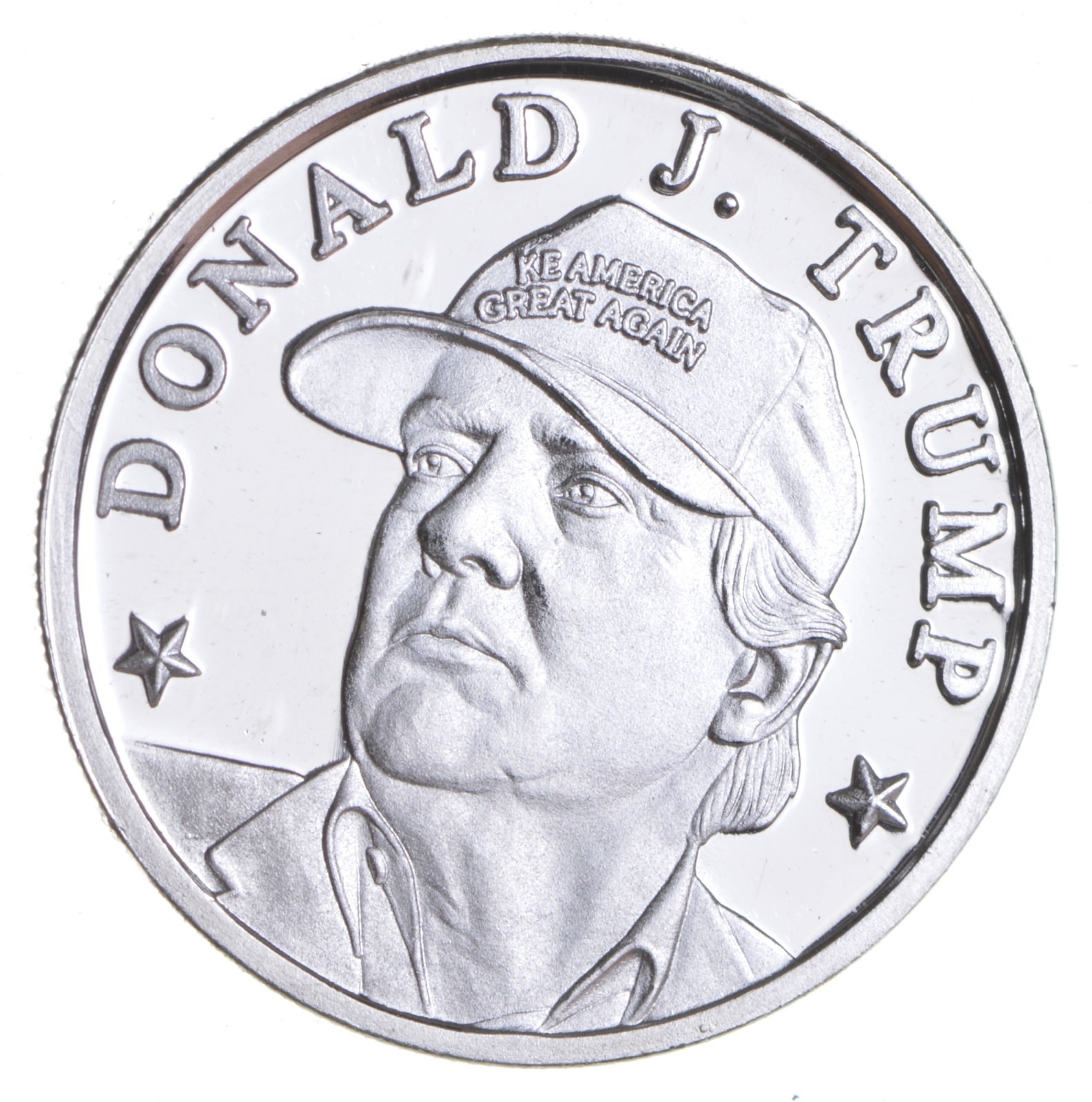 2017 Donald Trump Slivery Coin Make America GREAT Again 45th President Liberty
