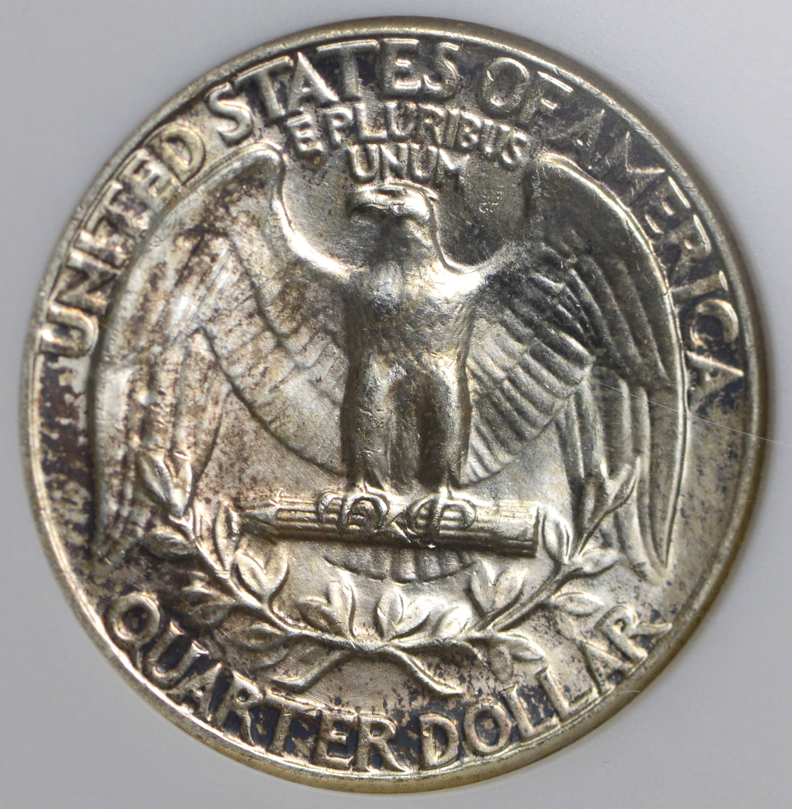 MS64 1963 Washington Quarter Double Die Obverse ANACS Graded