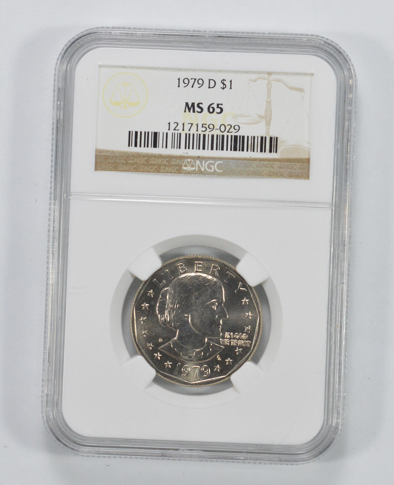 1980 S SUSAN B ANTHONY DOLLAR MS 65 NGC