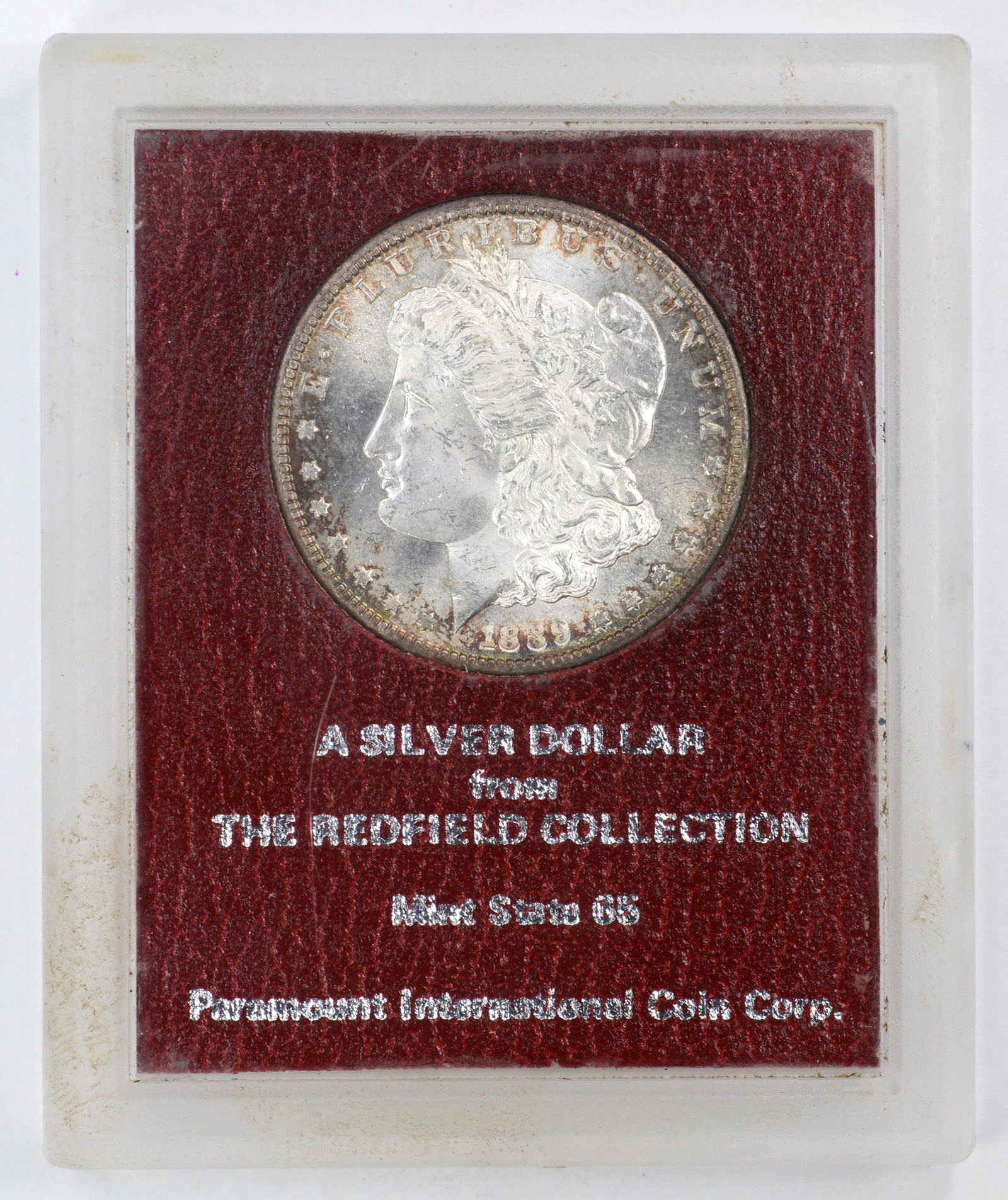 MS65 Historic Redfield Collection 1889S Silver Dollar