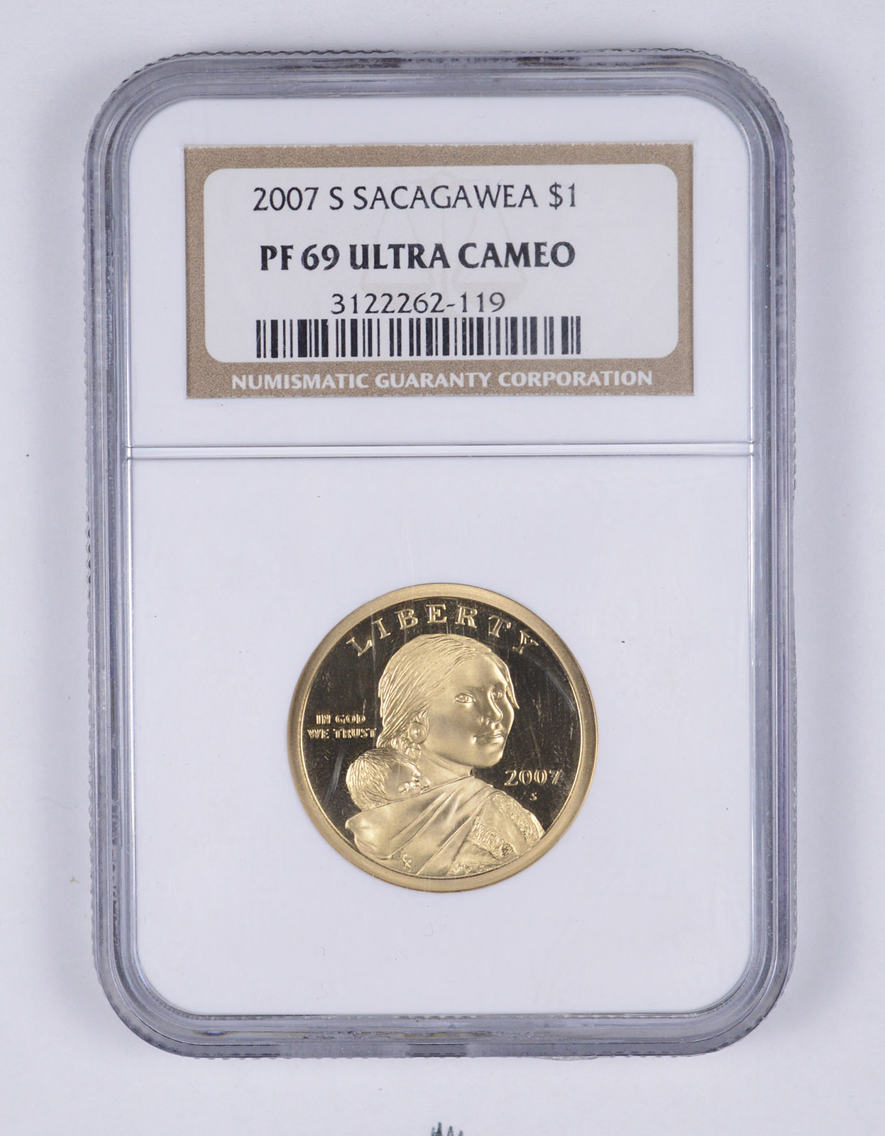 2008-S SACAGAWEA DOLLAR NGC PF69 ULTRA CAMEO