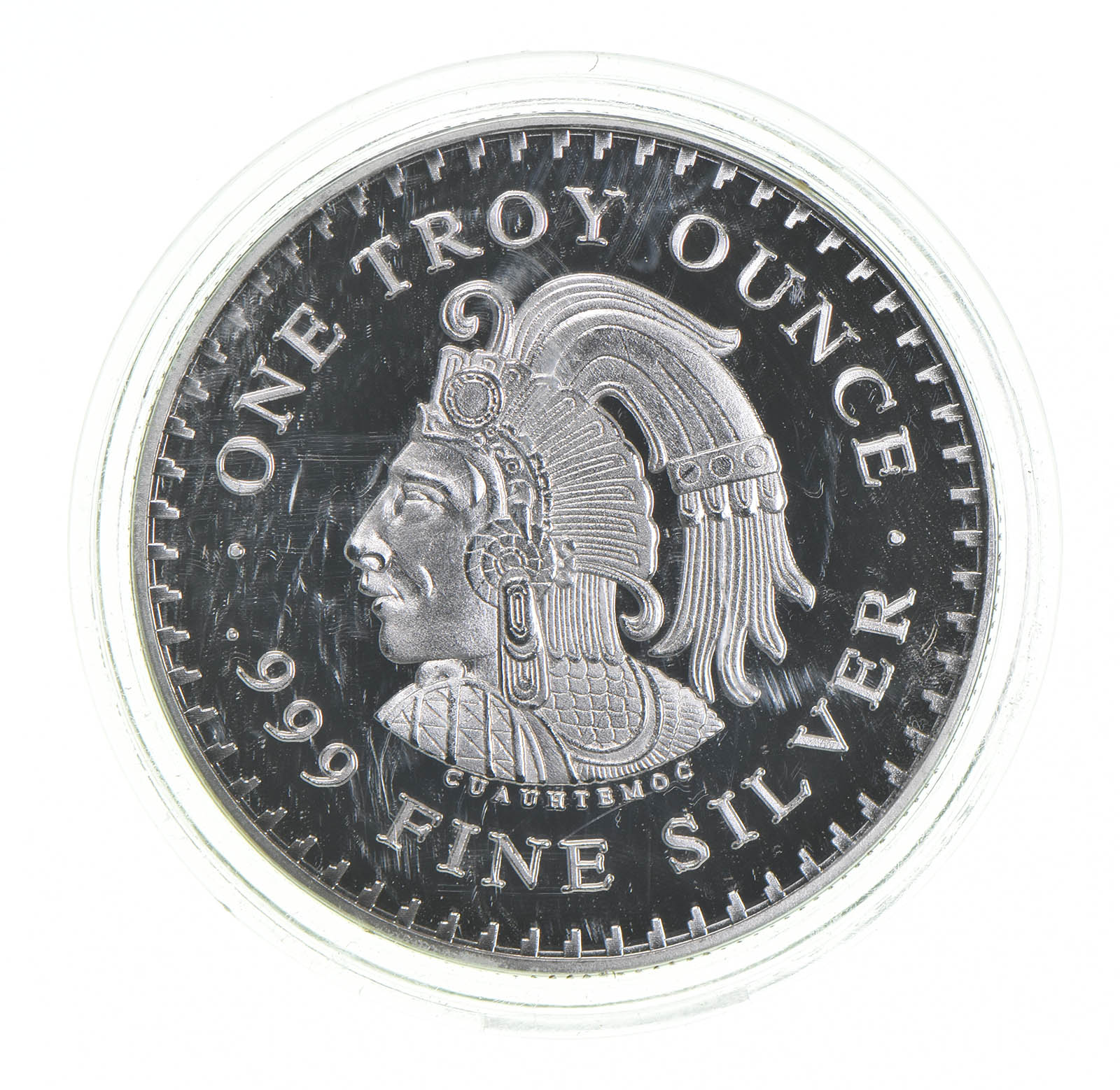 1 Oz Silver Aztec Calendar Coin 