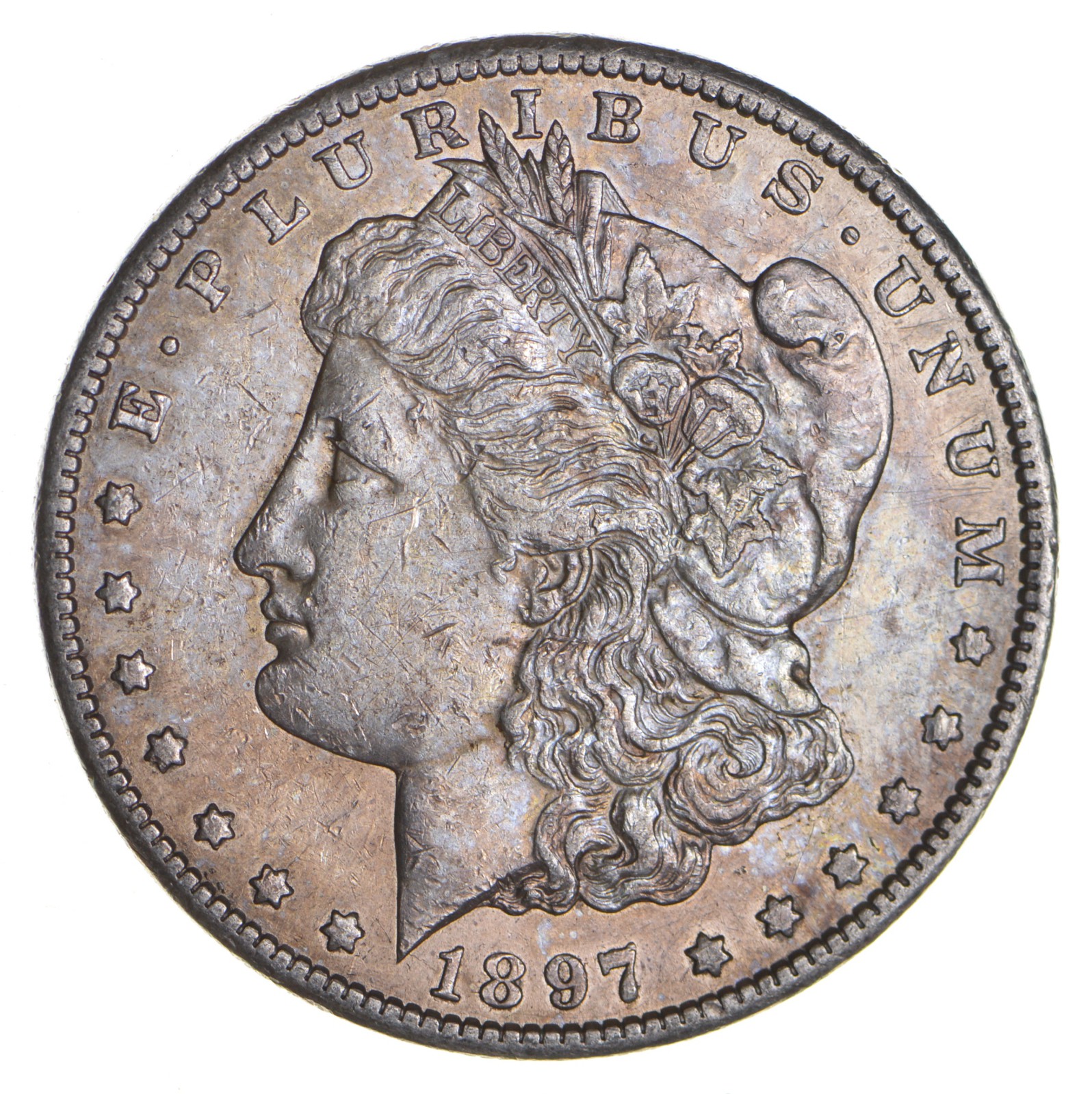 RARE - 1897-S Morgan Silver Dollar - Very TOUGH - High Redbook ...