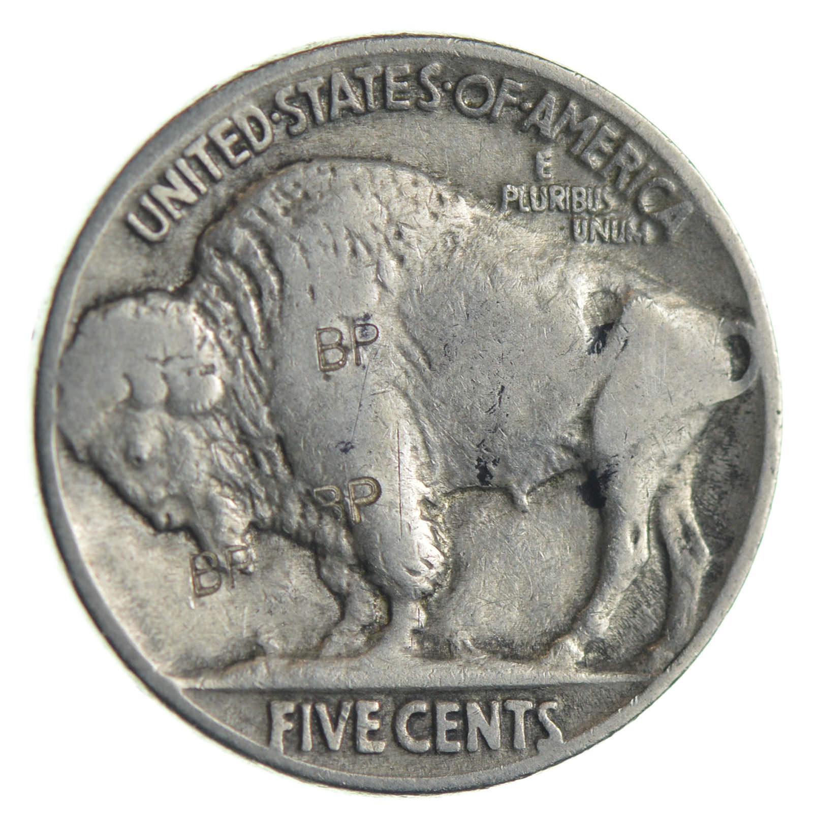 RARE 1937 Hand Engraved HOBO NICKEL Buffalo Highly collectible
