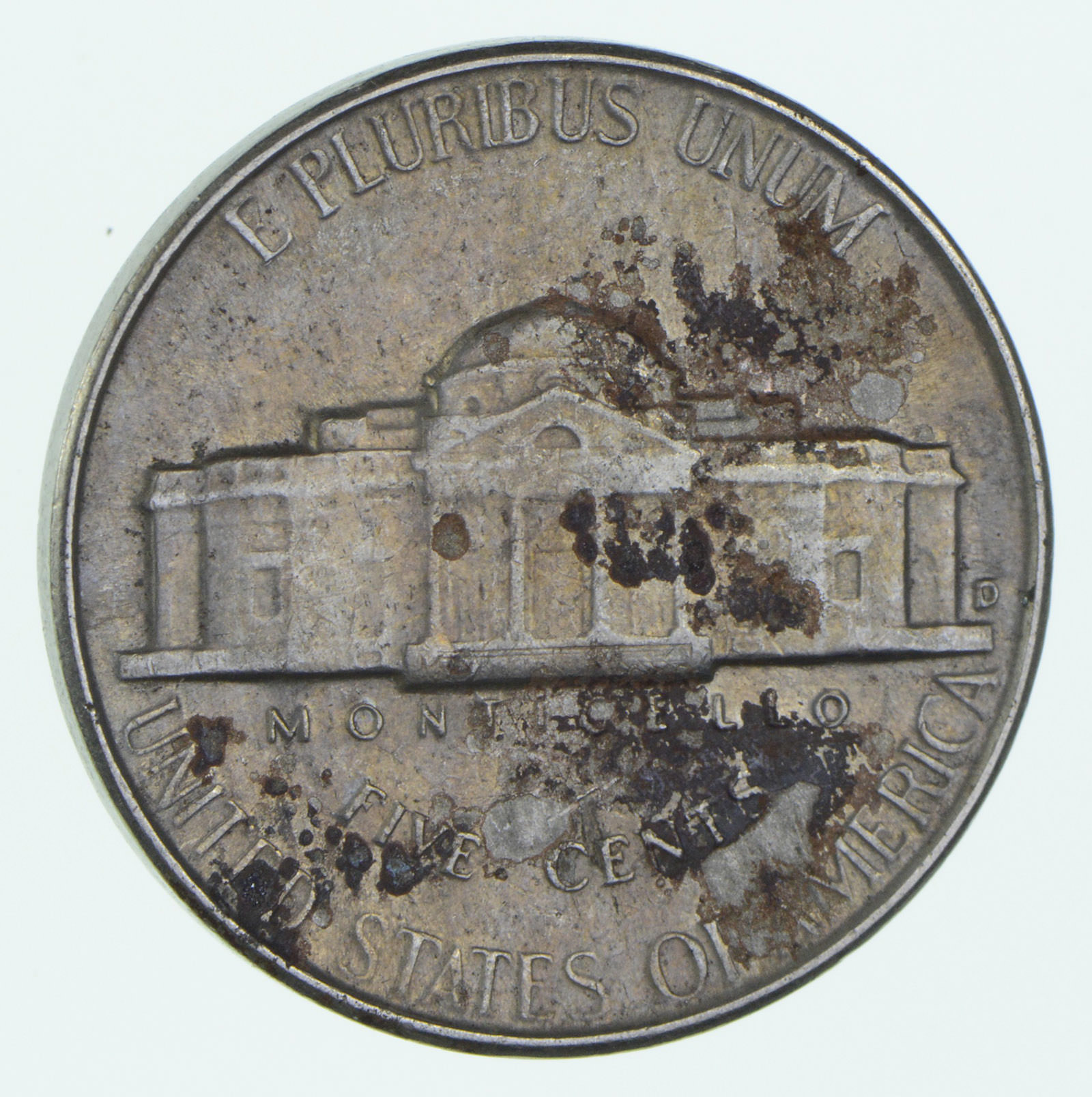 Rare KEY DATE 1950D Jefferson Nickel Property Room