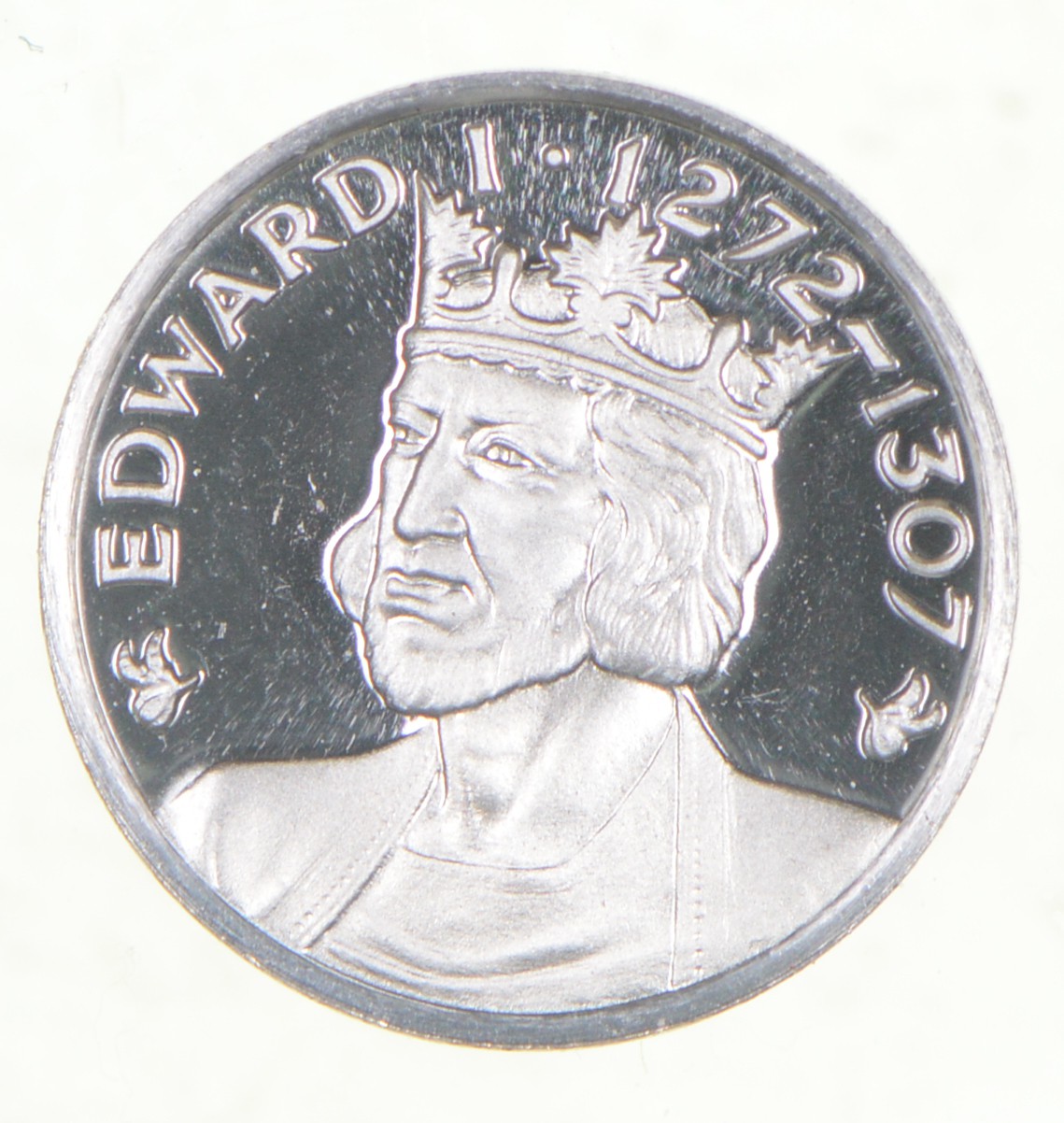 RARE King Edward I .925 Sterling Silver Round Limited Edition Series