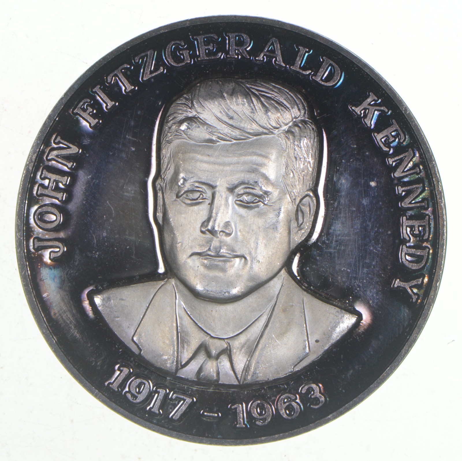 Rare Silver 30.7 Grams John F. Kennedy Round .999 Fine Silver