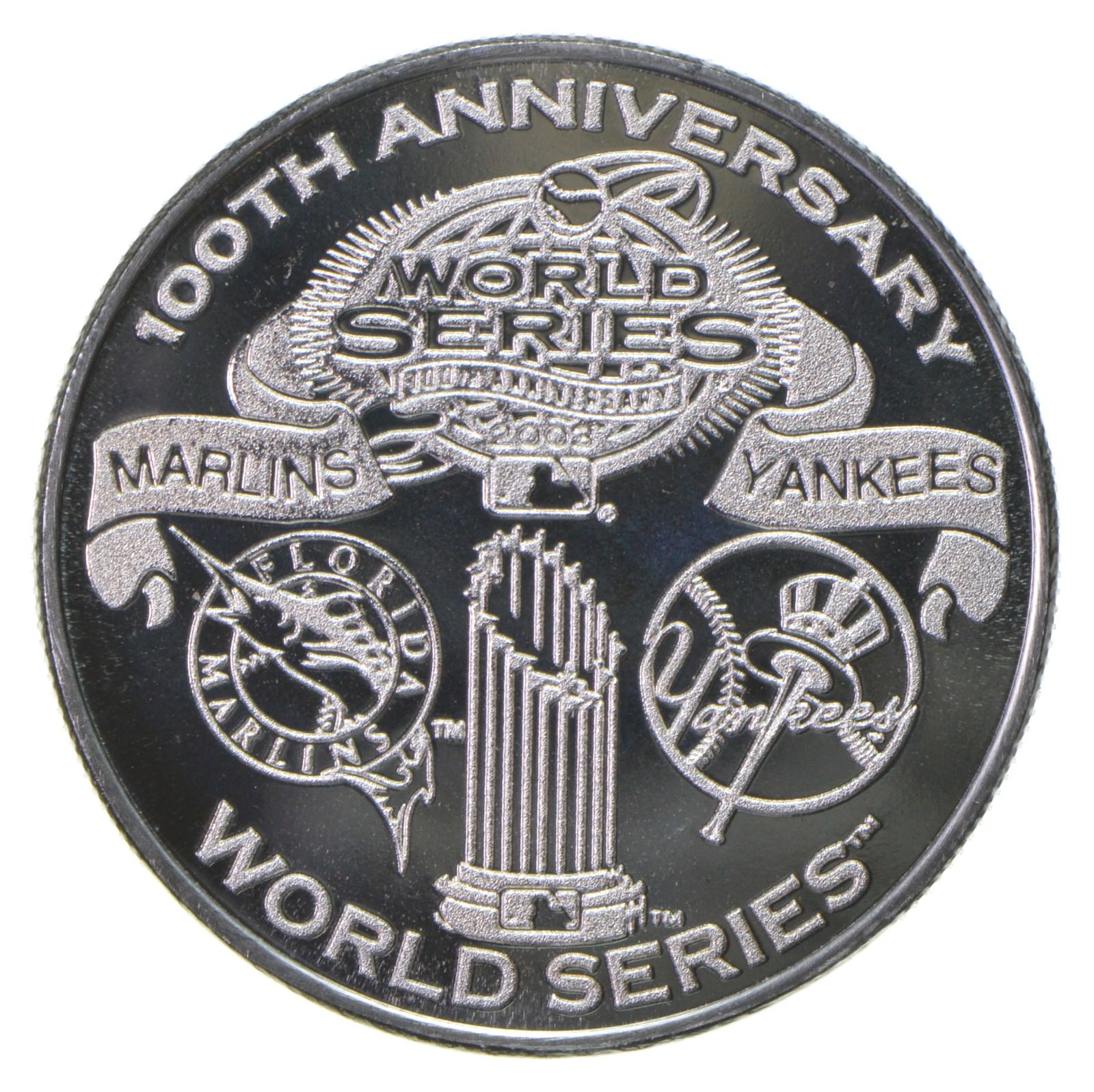Rare Silver 31.2 Grams World Series 100th Anniversary Silver Round.999