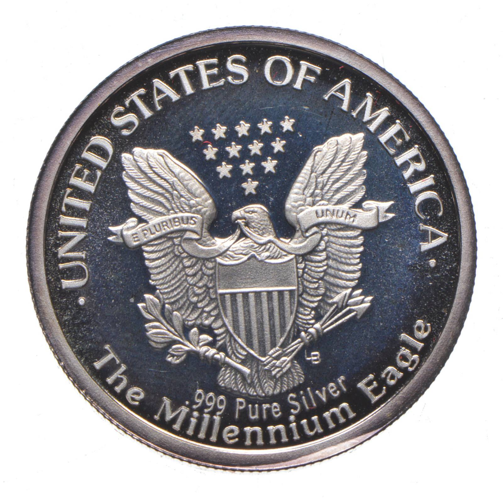 Rare Silver 5 Grams The Millennium Eagle .999 Fine Silver Property Room