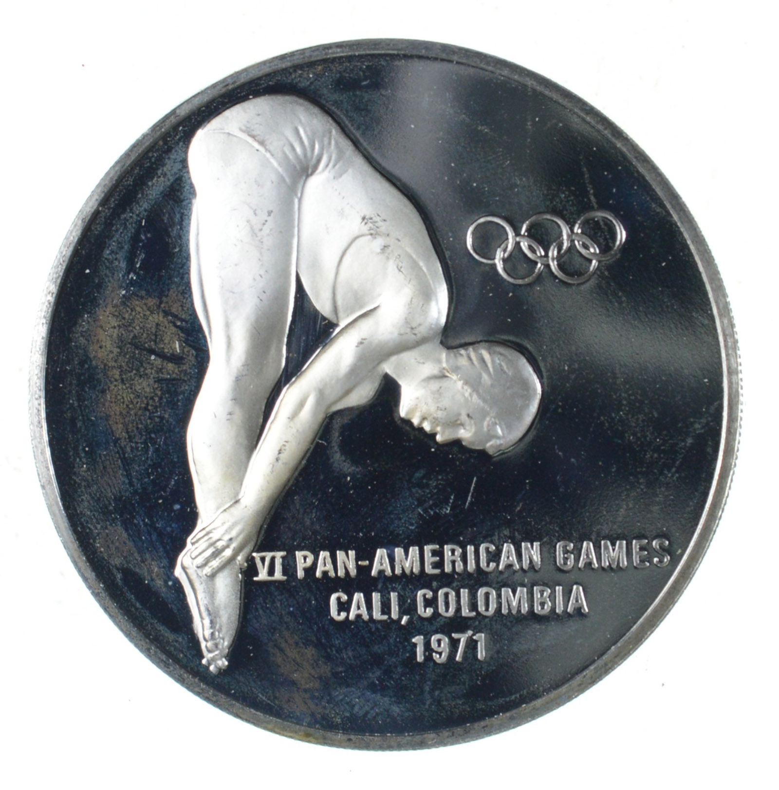 Rare Sterling Silver Limited Edition 1971 Cali Colombia PanAmerican