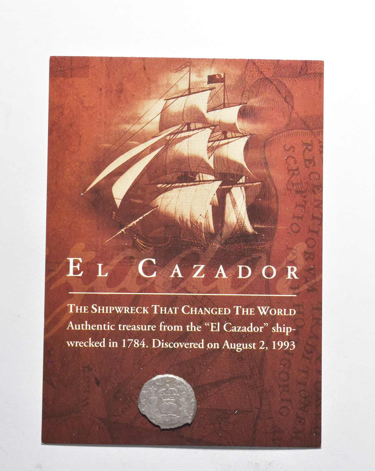 Real PIRATE Treasure! 1784 El Cazador Ship Wreck Relic Silver Reales