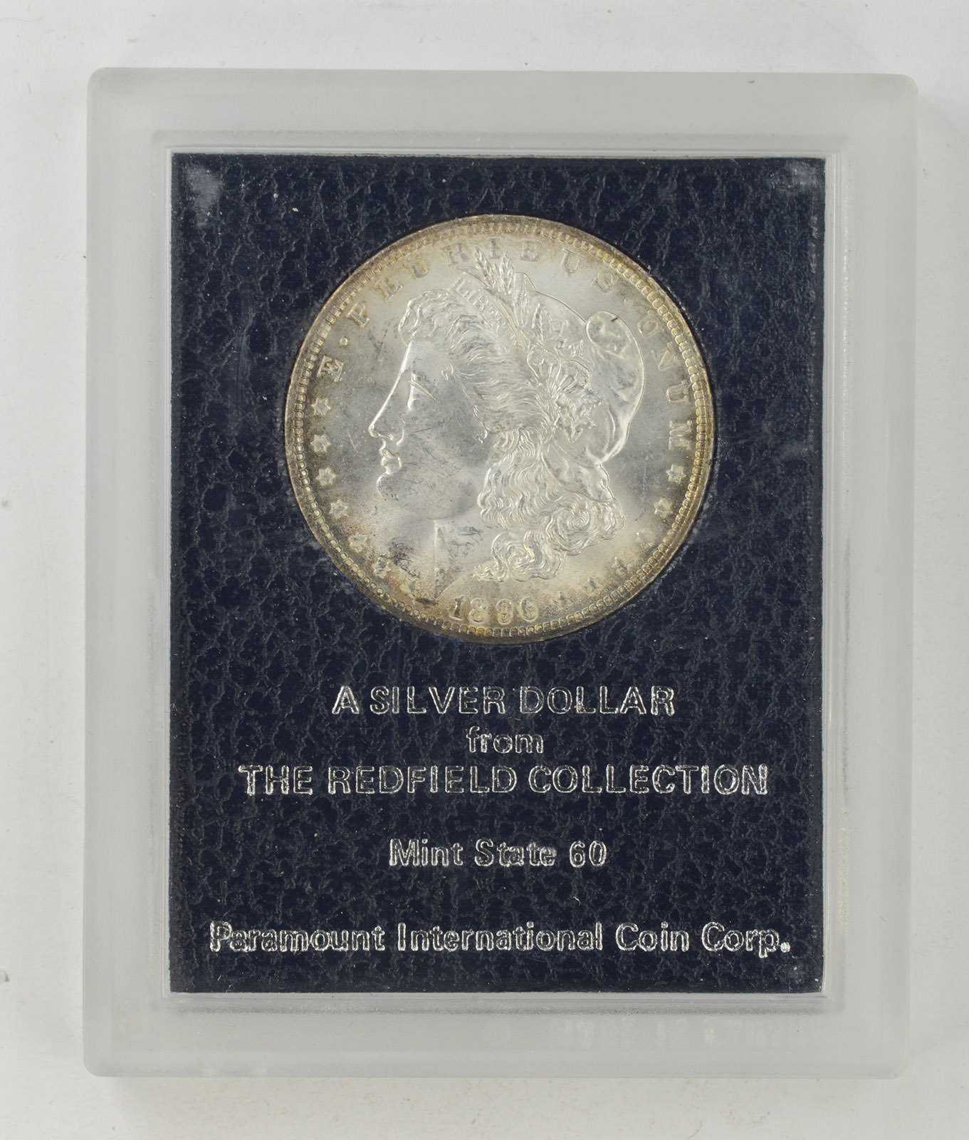 Redfield Collection MS60 1896 Silver Dollar PICC Graded