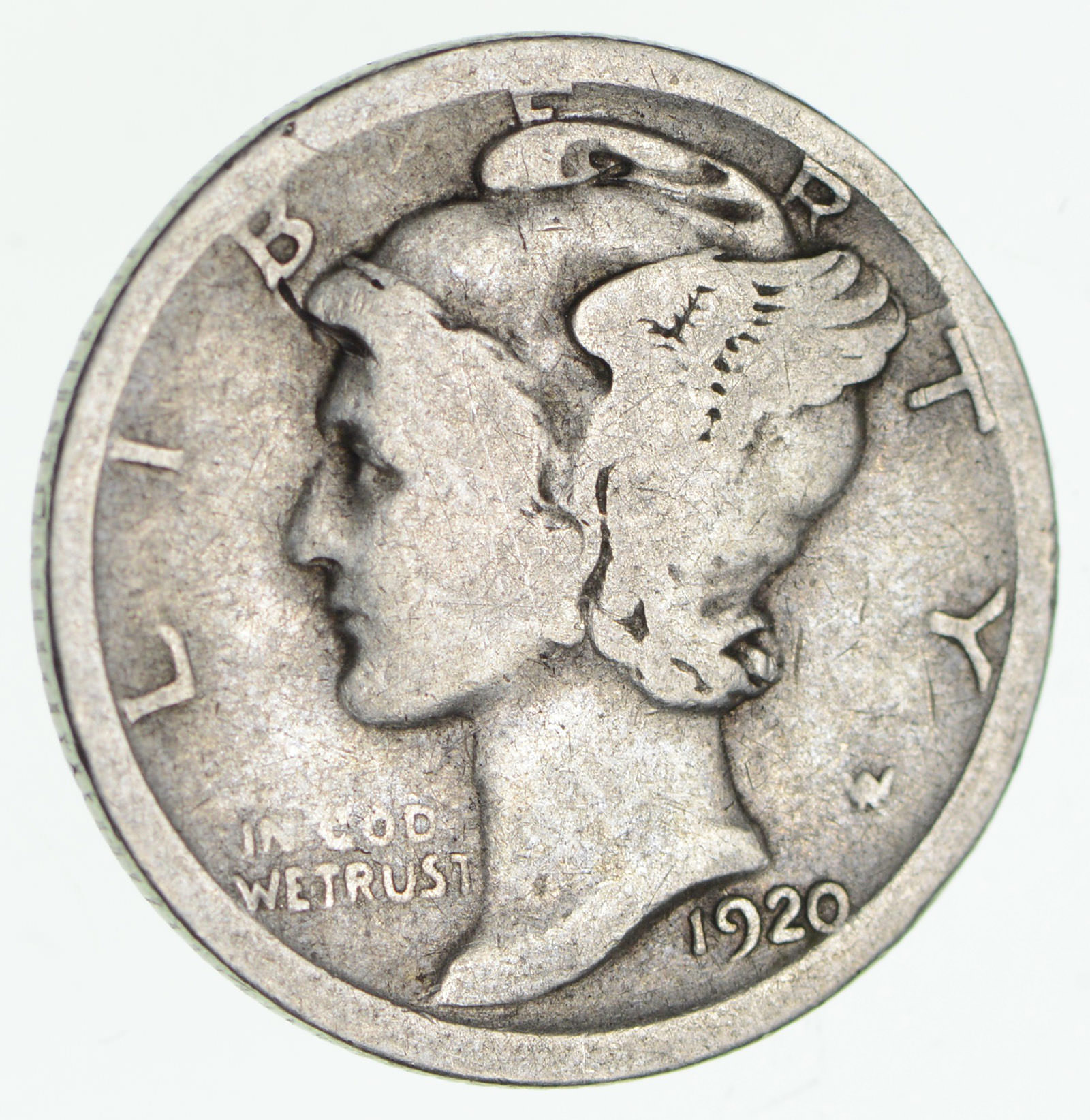 Roaring 1920'S - 1920-S Mercury Liberty Head Silver Dime | Property Room