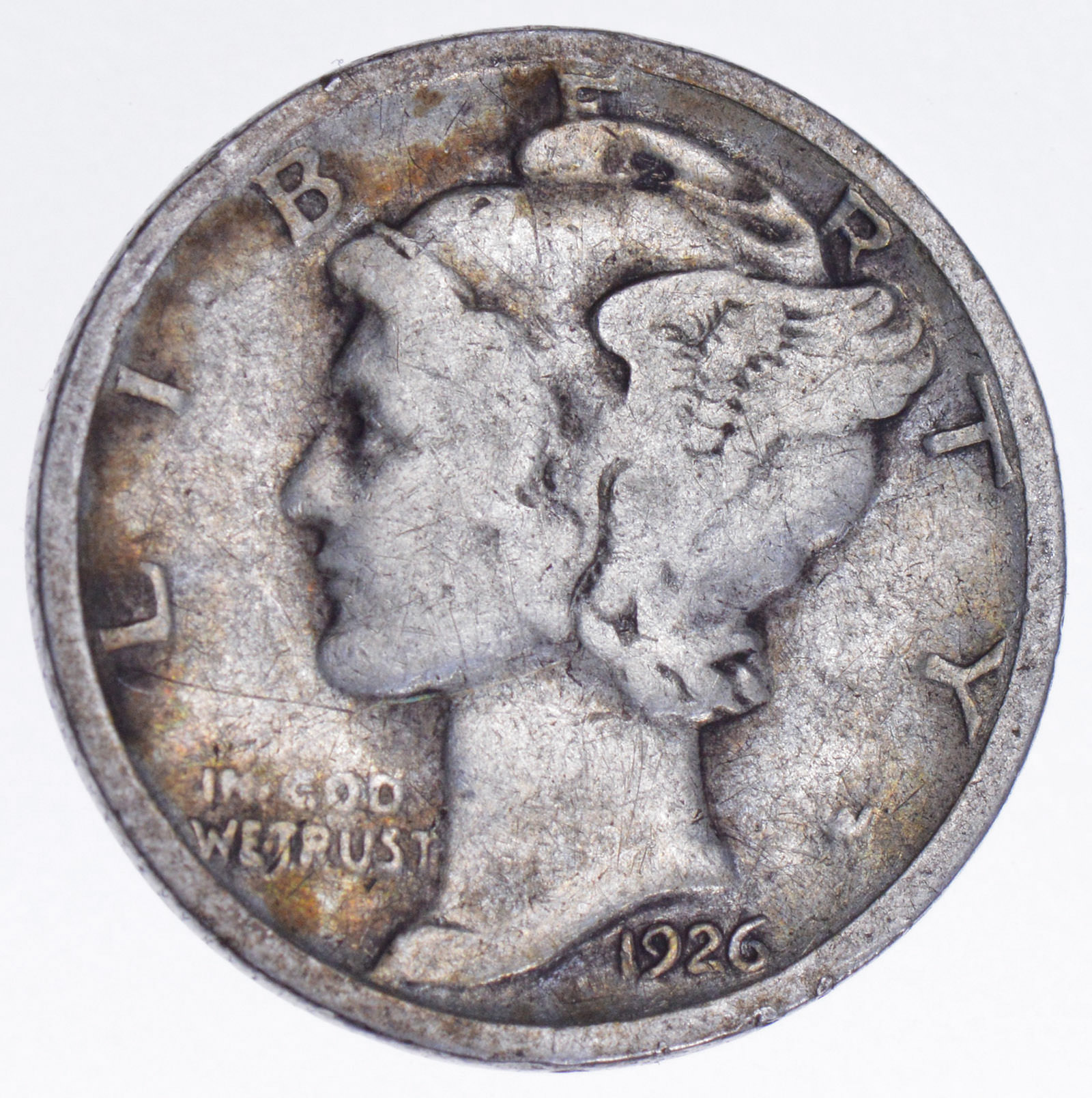 Roaring 1920'S - 1926-D Mercury Liberty Head Silver Dime | Property Room
