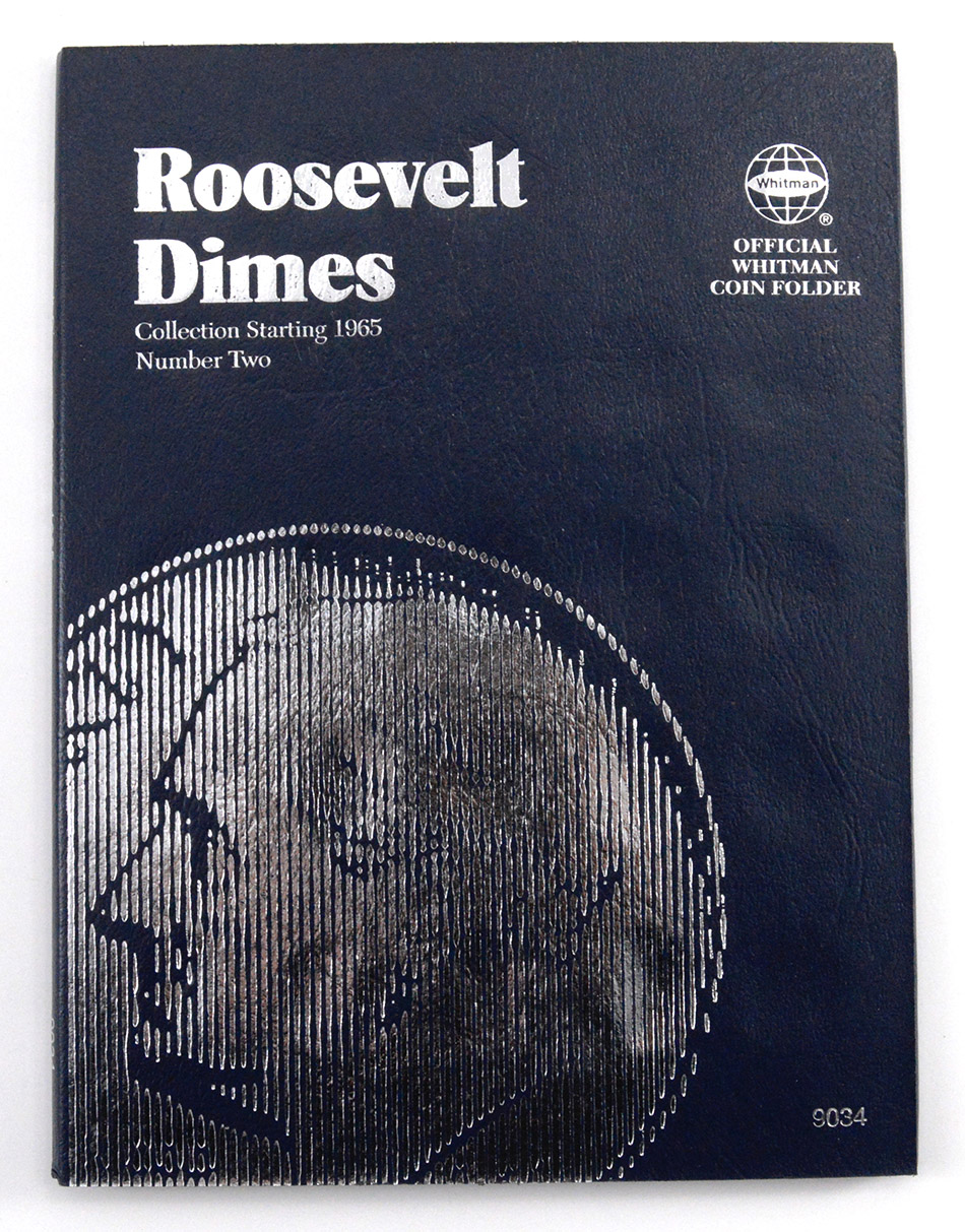 Roosevelt Dimes 2 Collection Starting 1965 Whitman Blue Book Coin