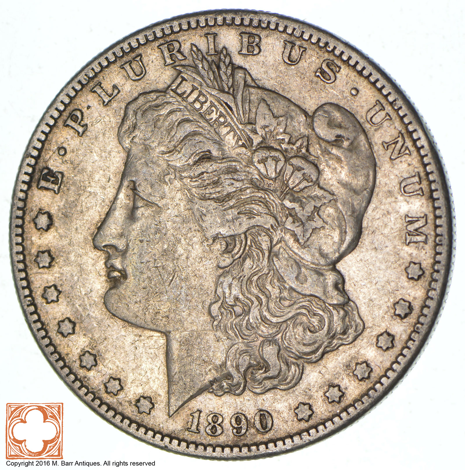 San Francisco Minted - Over 100 Years Old - 1890 Morgan Silver Dollar ...
