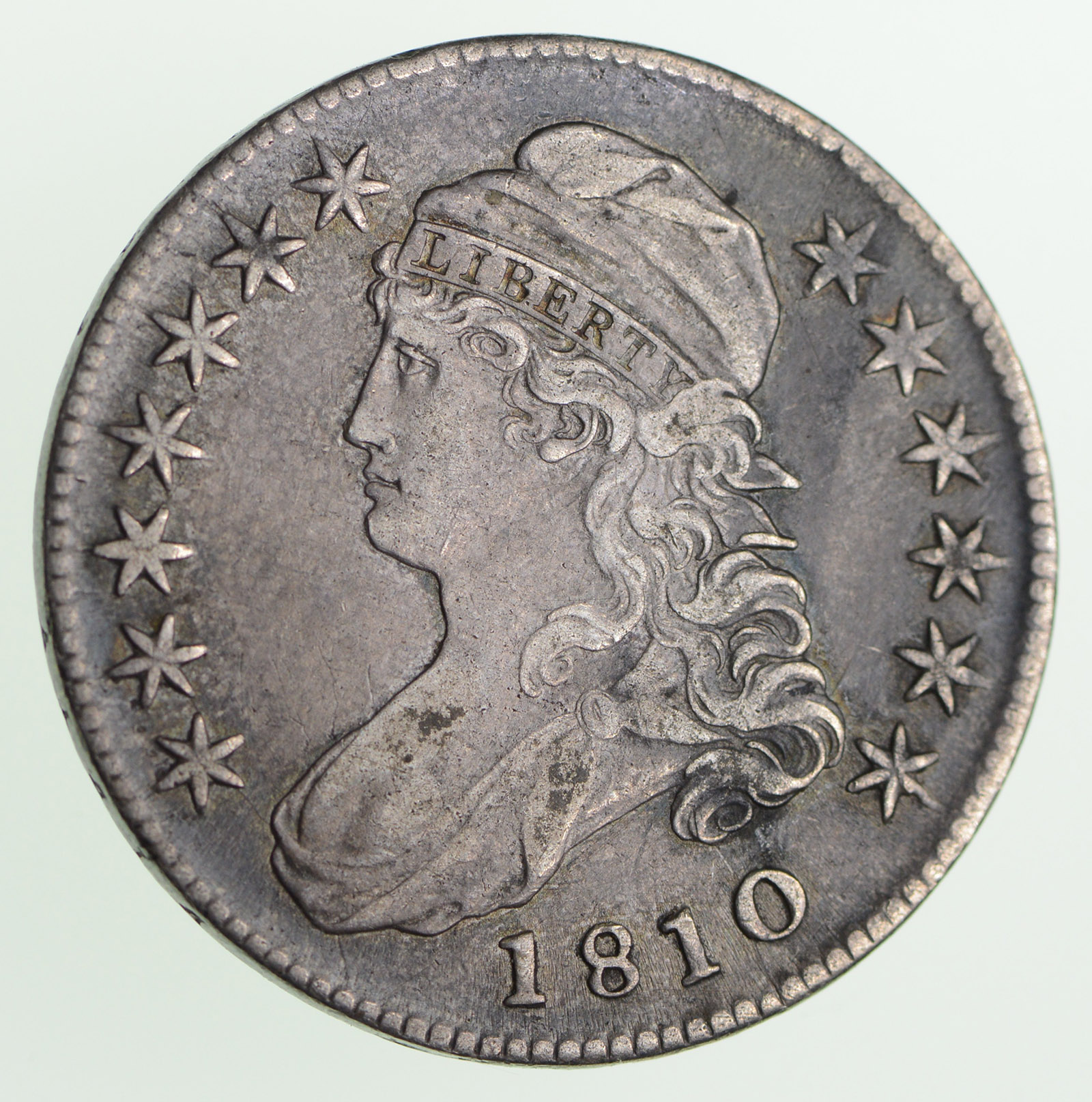 SHARP 1810 Capped Bust Silver Half Dollar Property Room