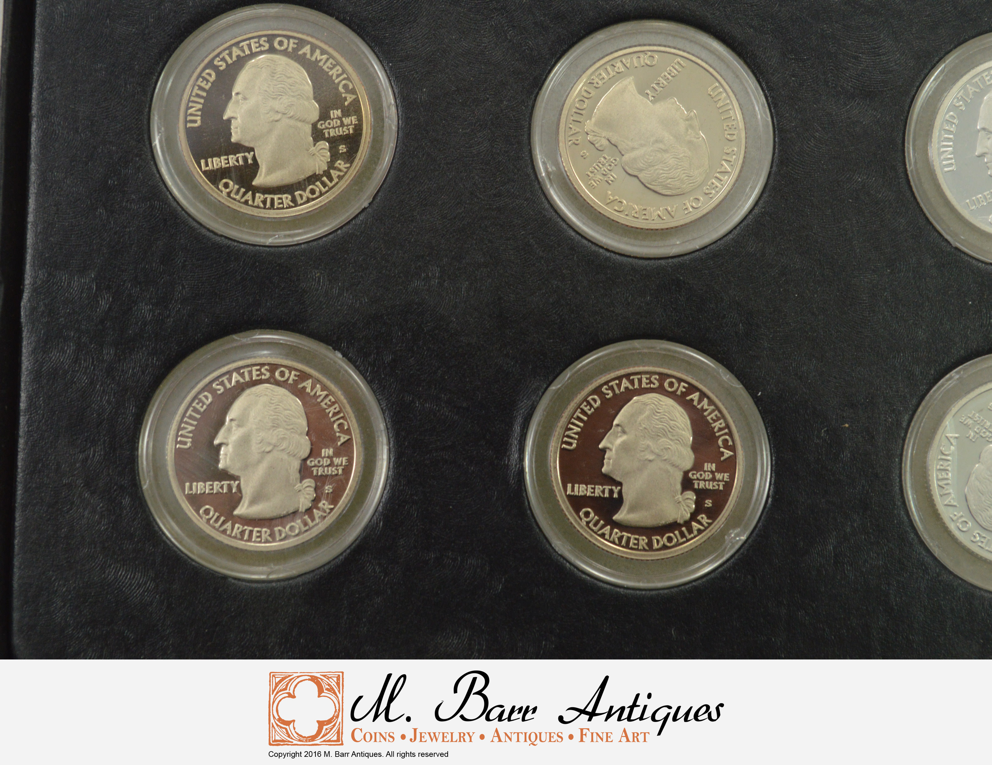 SILVER Coin Set 2009 Territories Quarters**** Historic US Collection ...