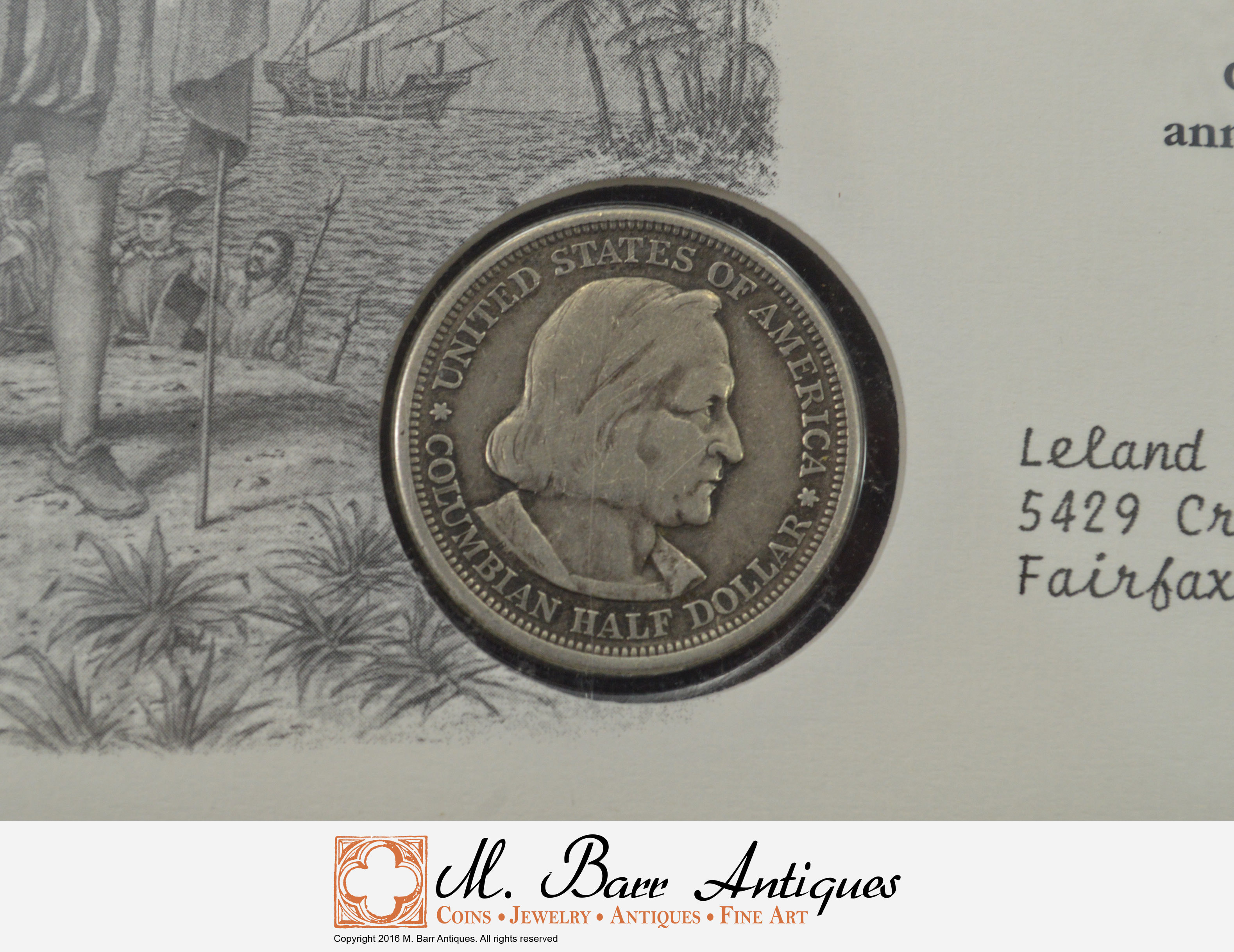 SILVER Coin Set America's First Commemorative Coin**** Historic US ...