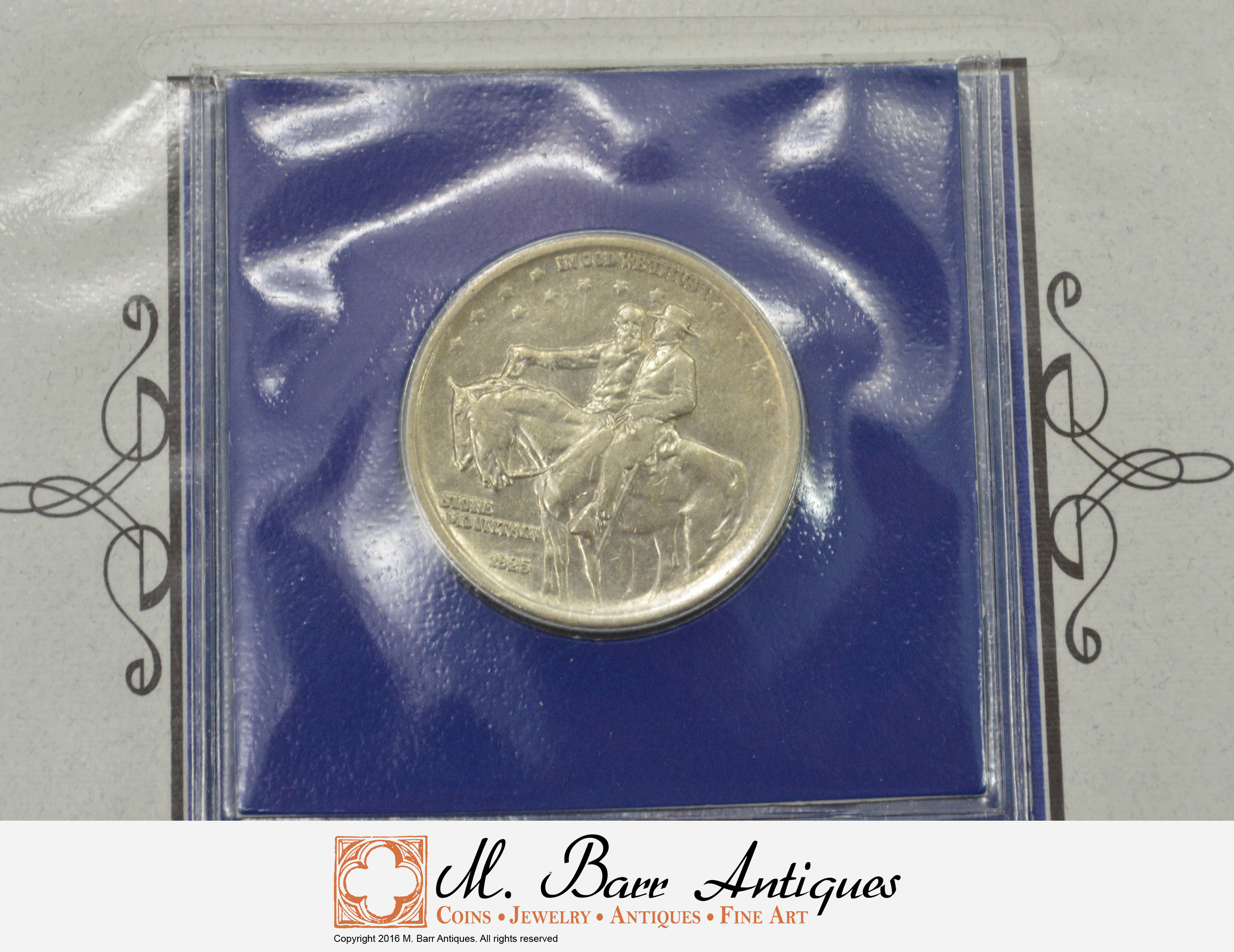 SILVER Coin Set The 1925 Stone Mountain Half-Dollar Coin**** Historic ...