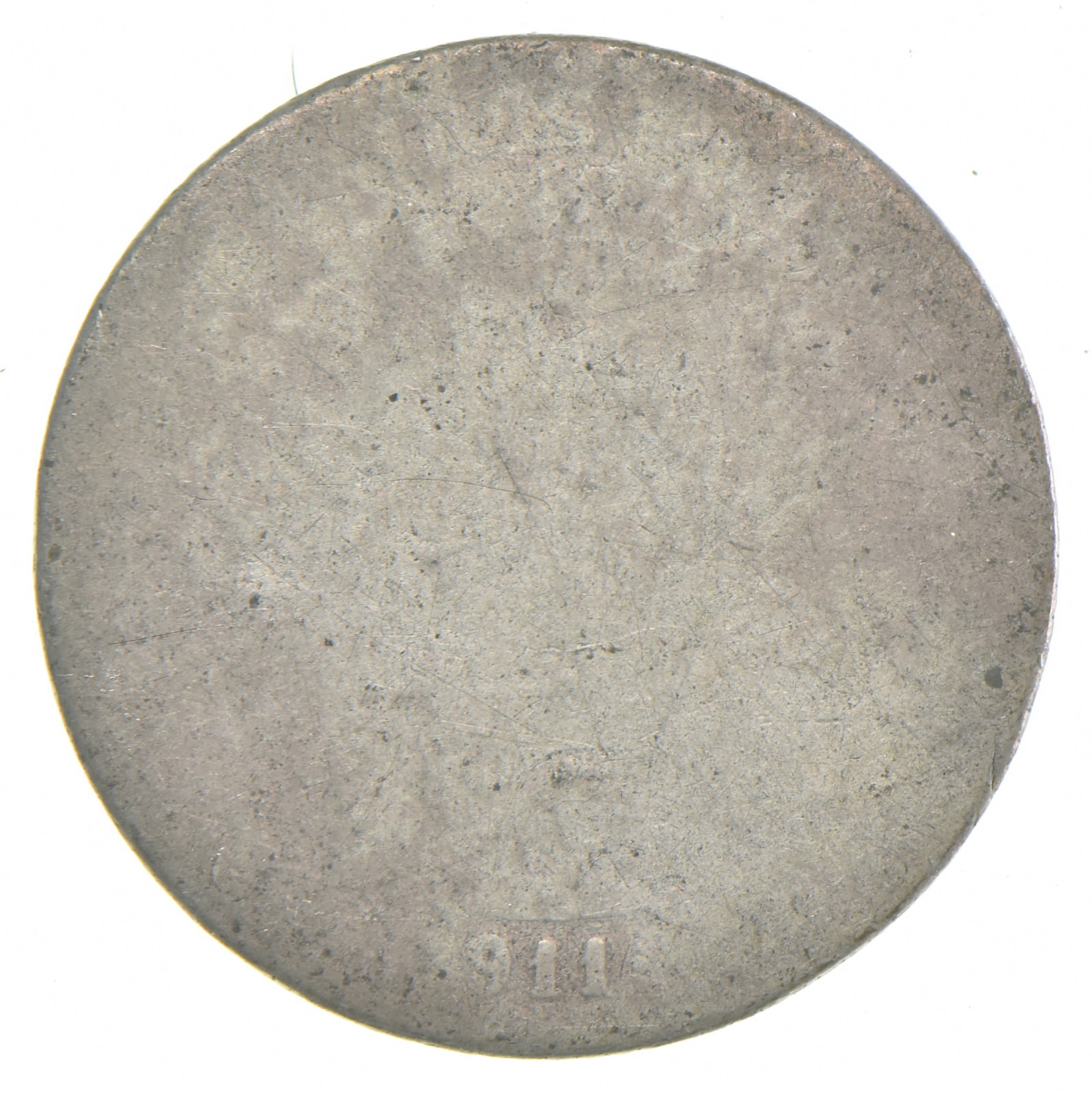 SILVER - Roughly the Size of a Quarter - 1911 Venezuela 1 Bolivar ...