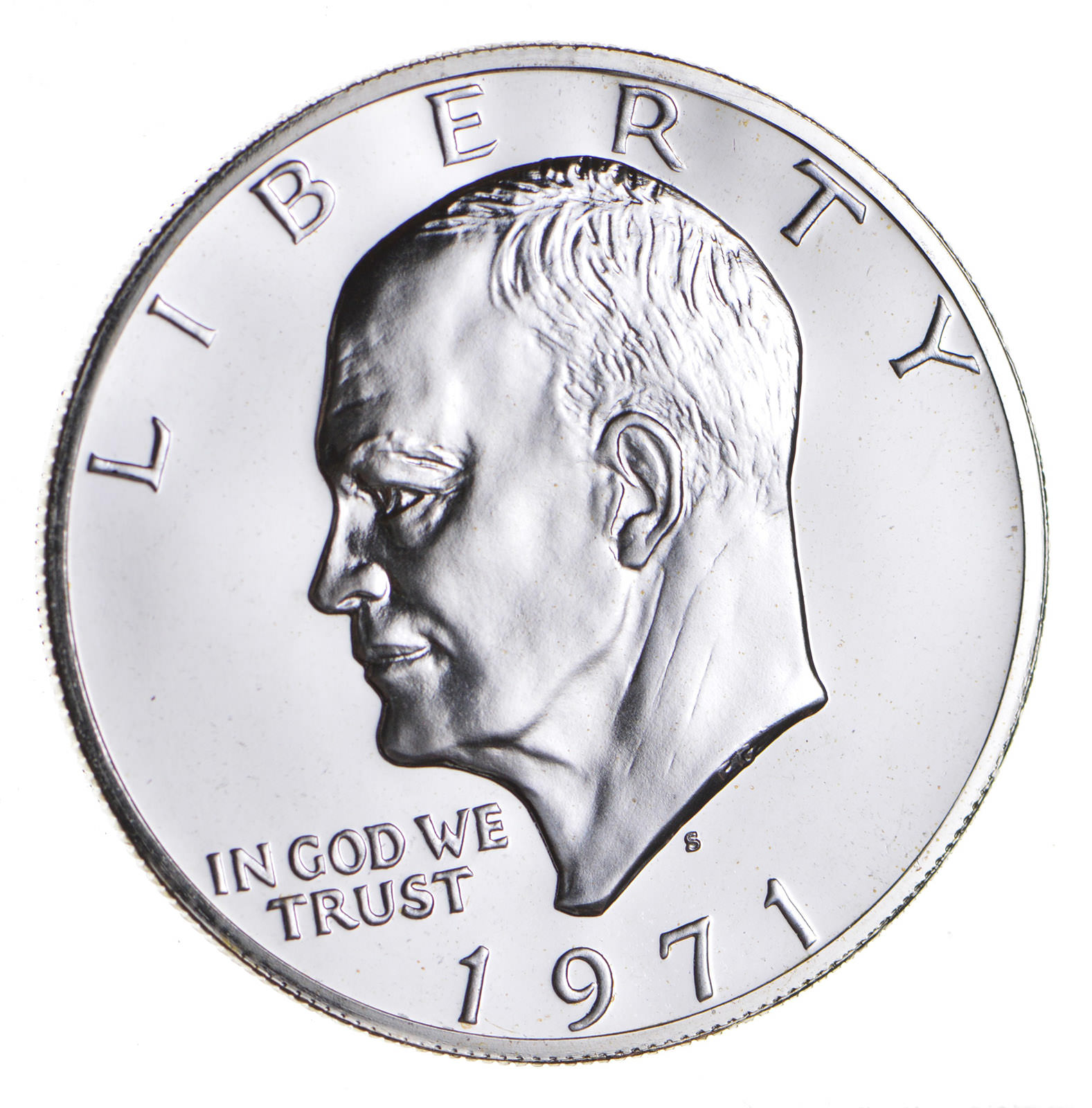 Silver SPECIALLY MINTED S Mint Mark 1971 S 40 Eisenhower