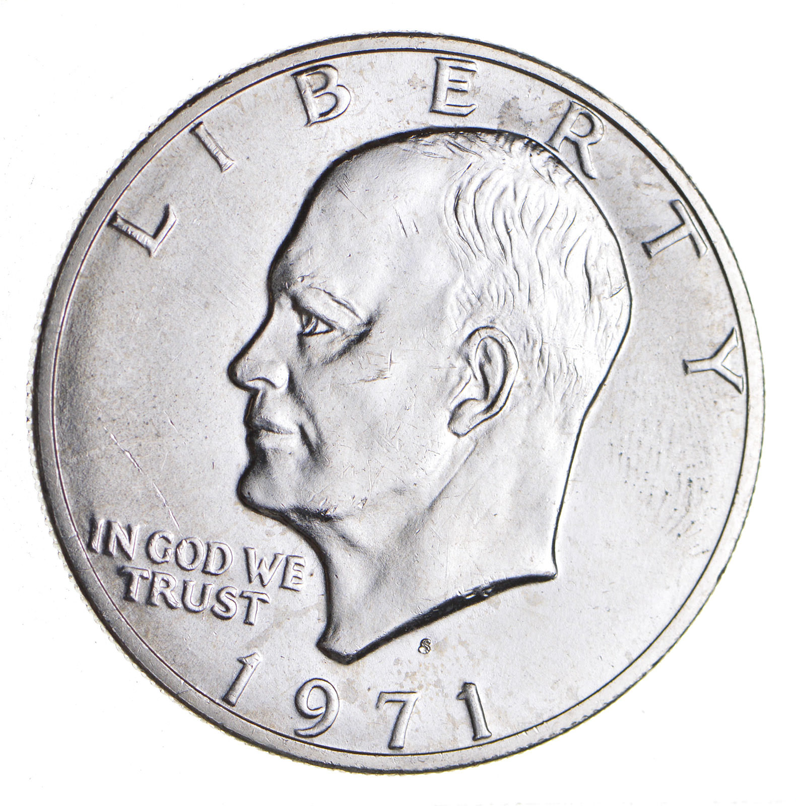 Silver SPECIALLY MINTED S Mint Mark 1971 S 40 Eisenhower