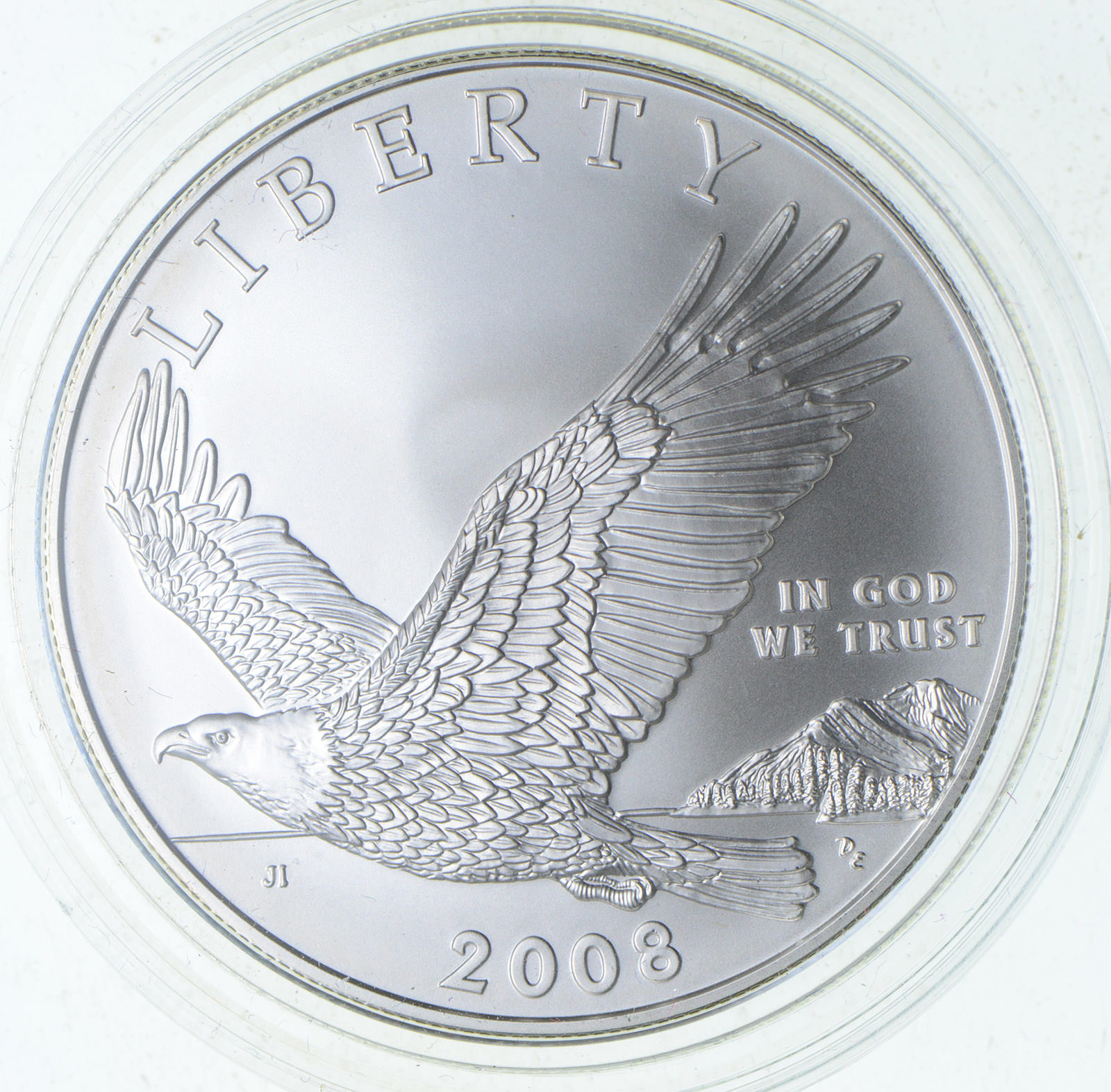 SILVER Uncirculated 2008 Bald Eagle Recovery - Commemorative US Silver