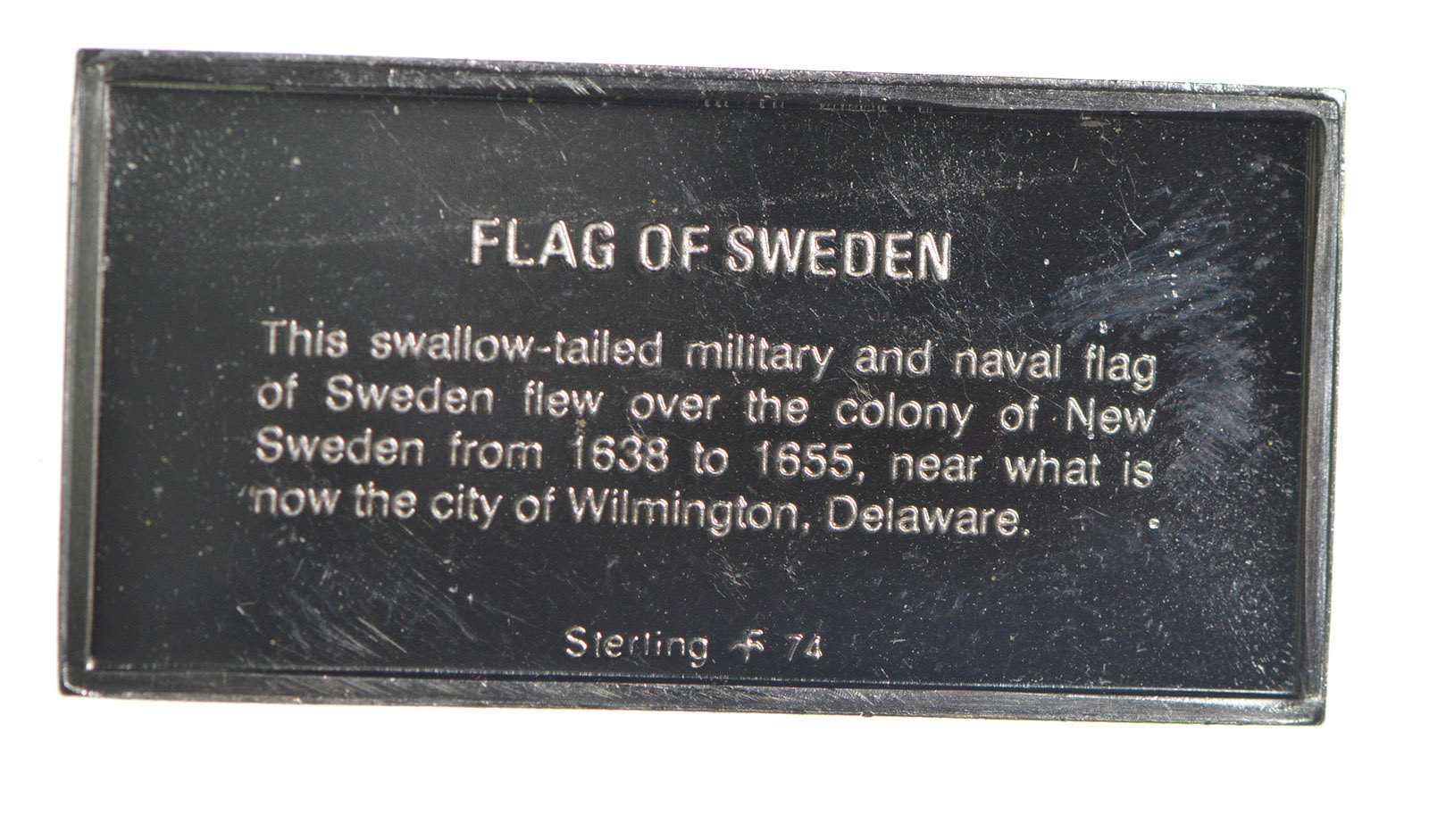 Sterling Silver - HISTORIC FLAG - Limited Edition Strike! - 0.925 ...