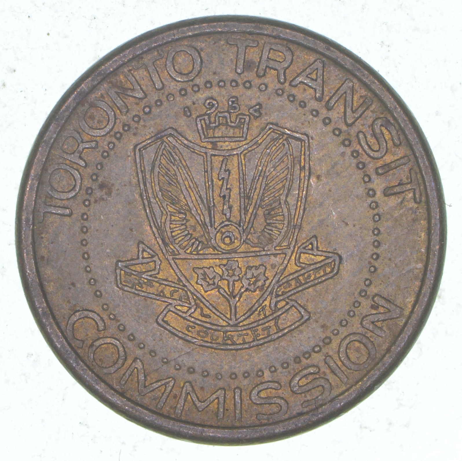 Toronto TransIt Commission Token | Property Room